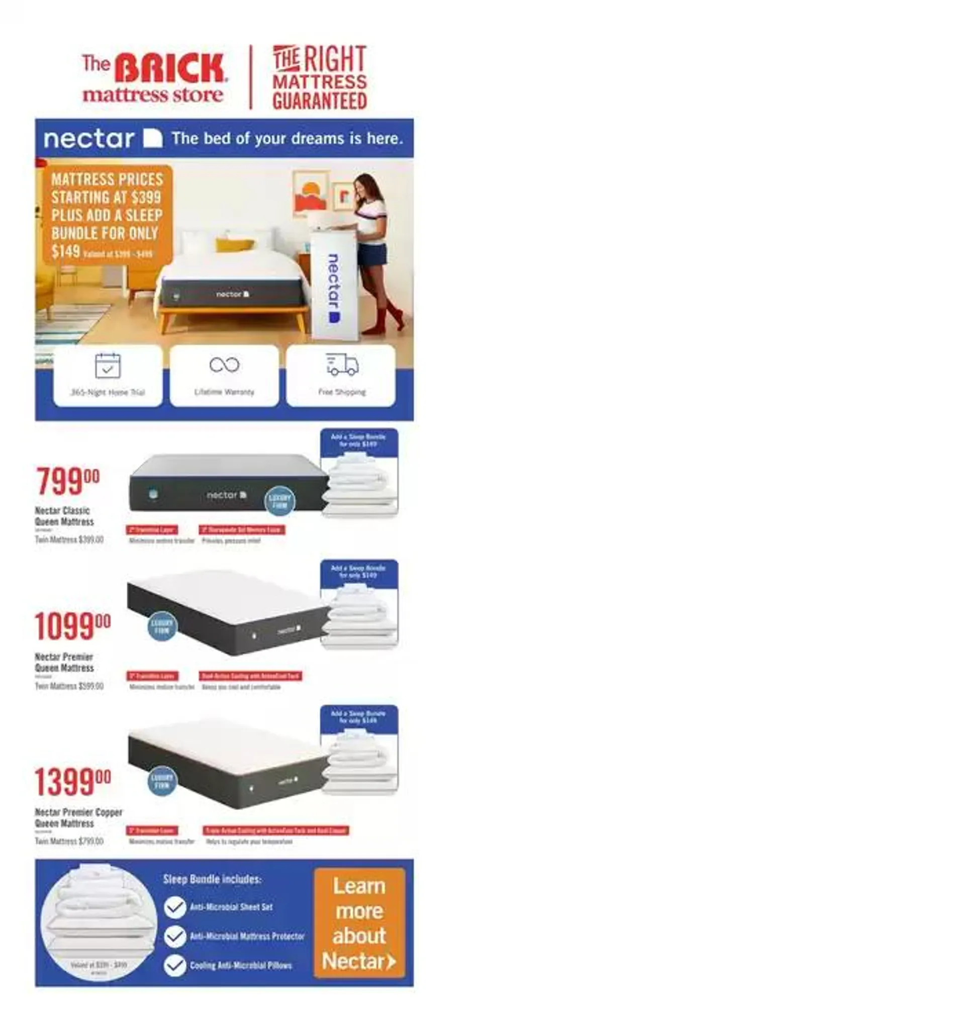 Brick Mattress Store from December 12 to December 23 2024 - flyer page 13