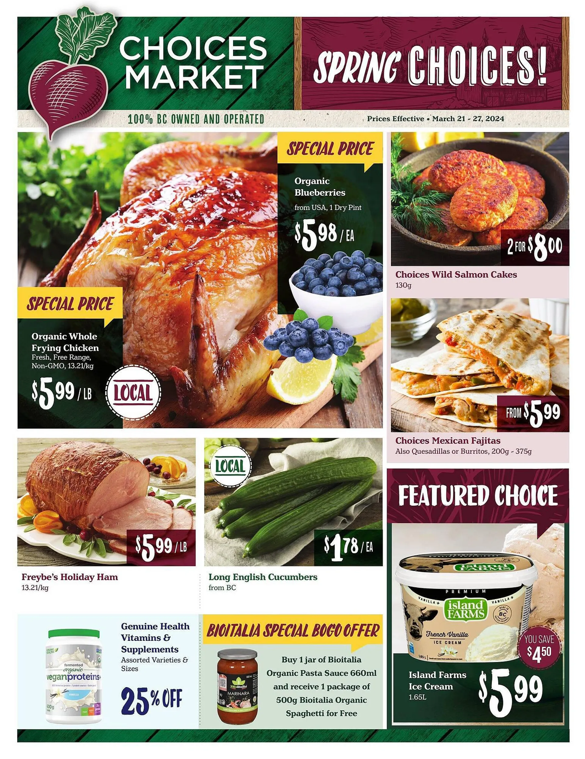 Choices Market flyer from March 21 to March 27 2024 - flyer page 1