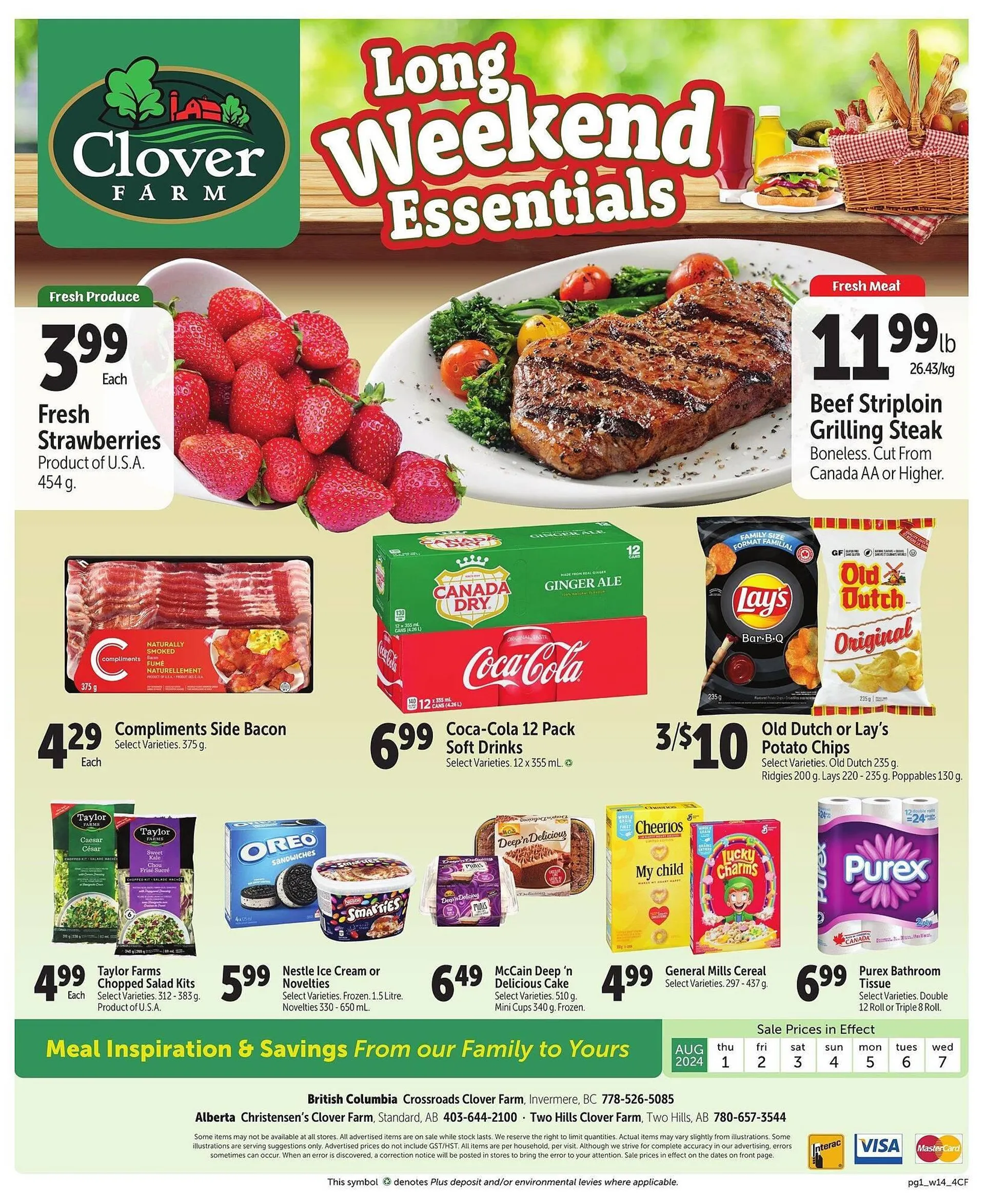 Clover Farm flyer - 1