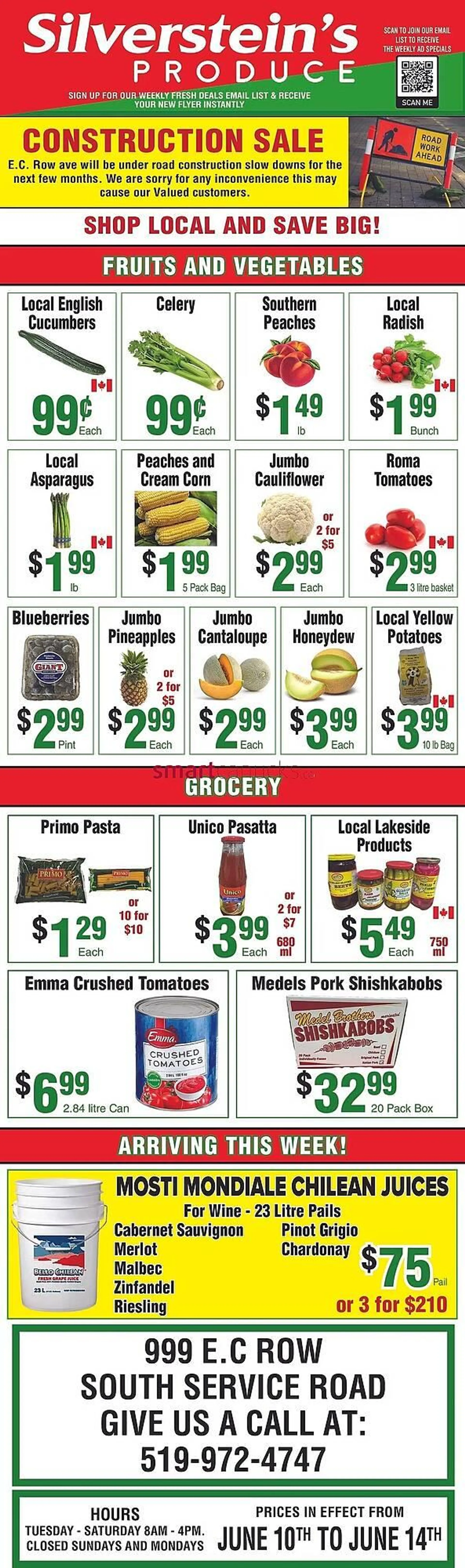 Silverstein's Produce flyer from June 10 to June 23 2025 - flyer page 1