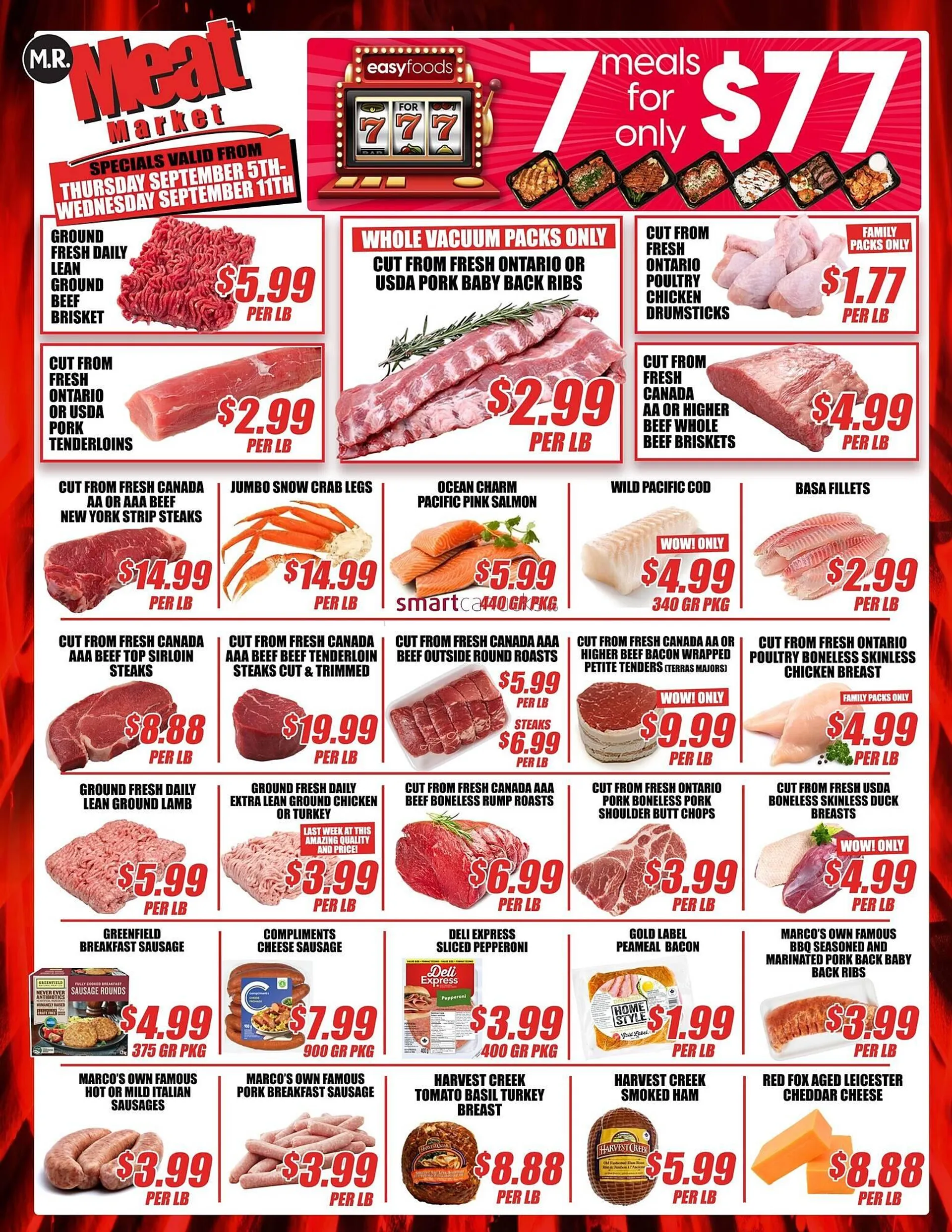 Mr. Meat Market flyer - 1