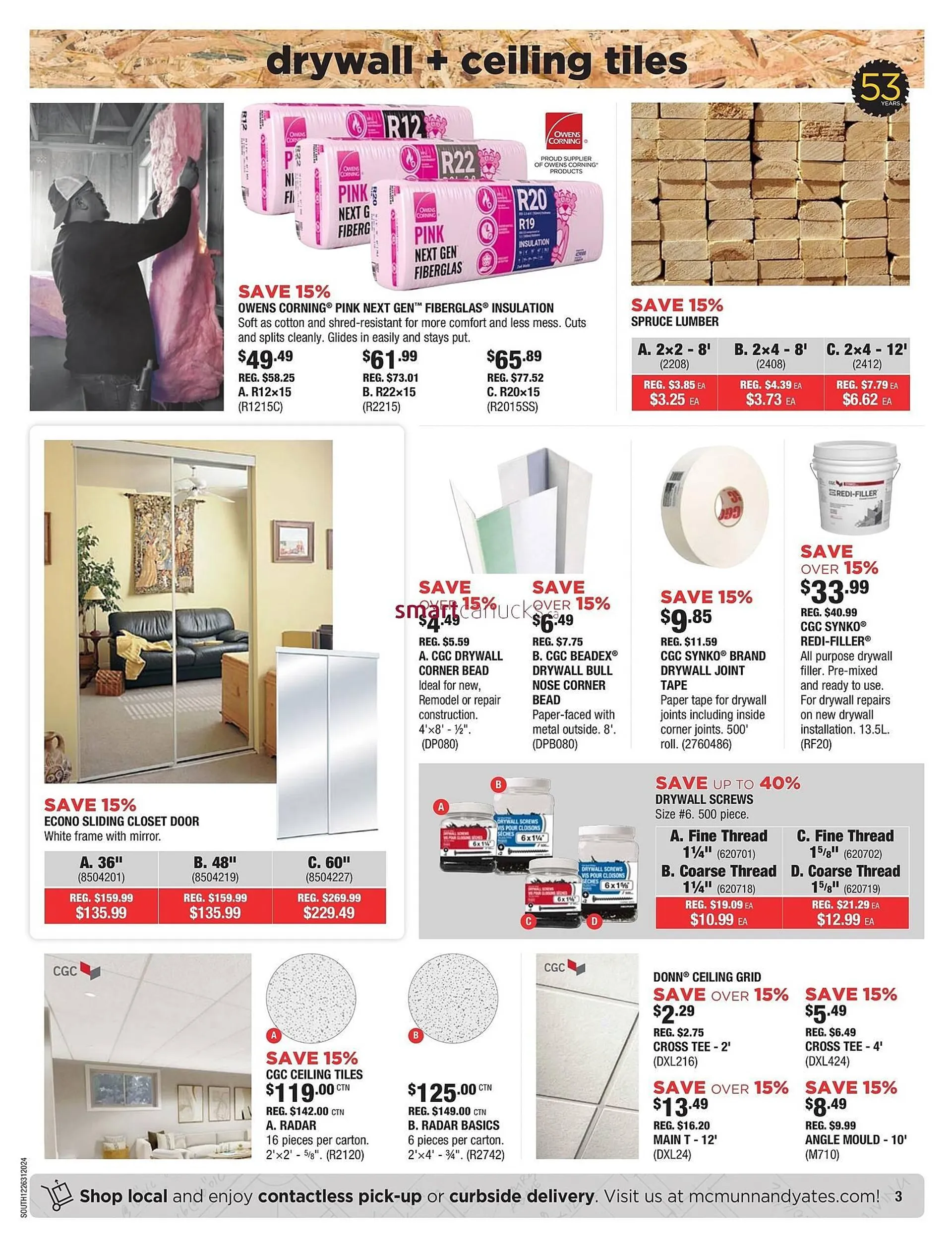 McMunn & Yates Building Supplies flyer from December 26 to January 1 2025 - flyer page 3