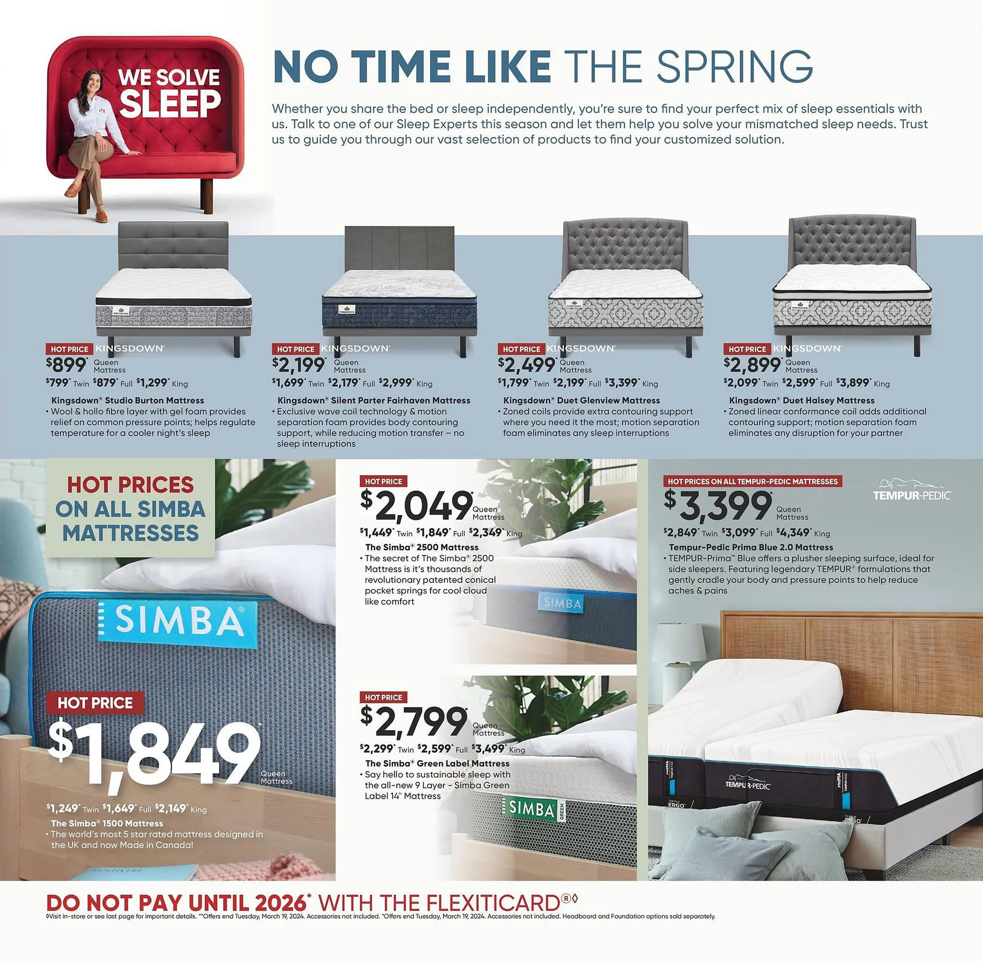 Sleep Country flyer from March 10 to March 16 2024 - flyer page 4