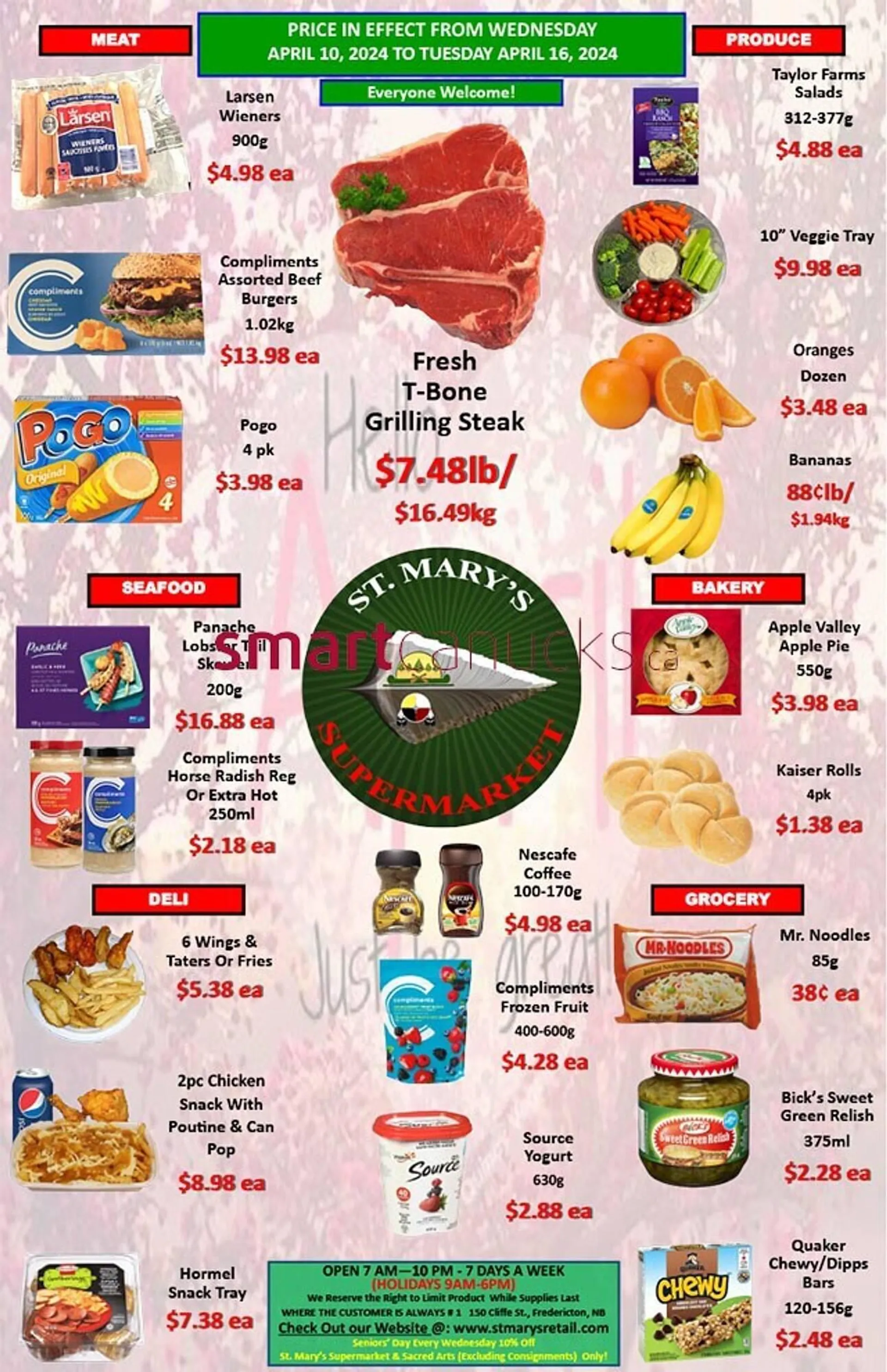 St. Mary's Supermarket flyer from April 12 to May 2 2024 - flyer page 1
