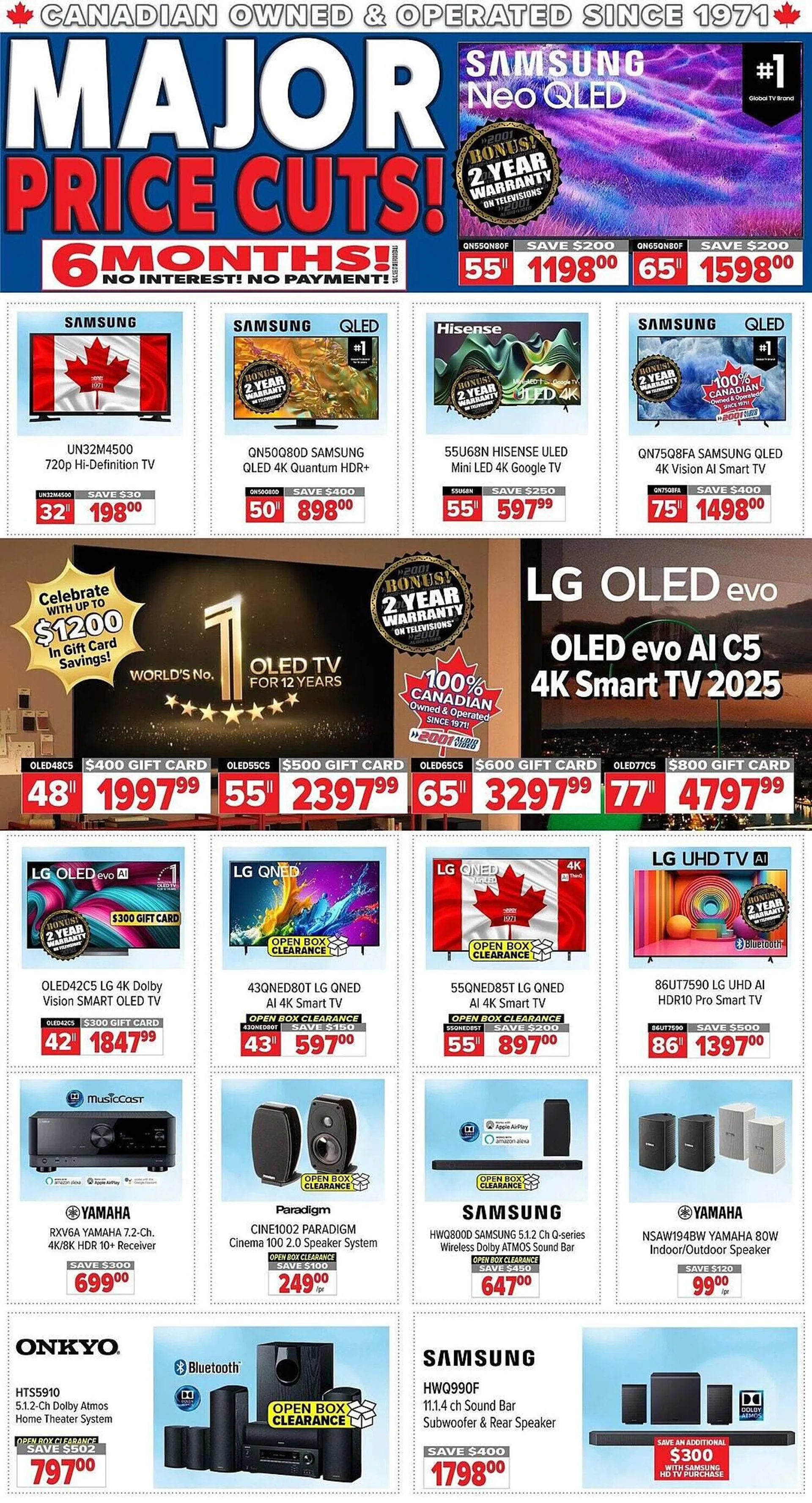 2001 Audio Video flyer - 1