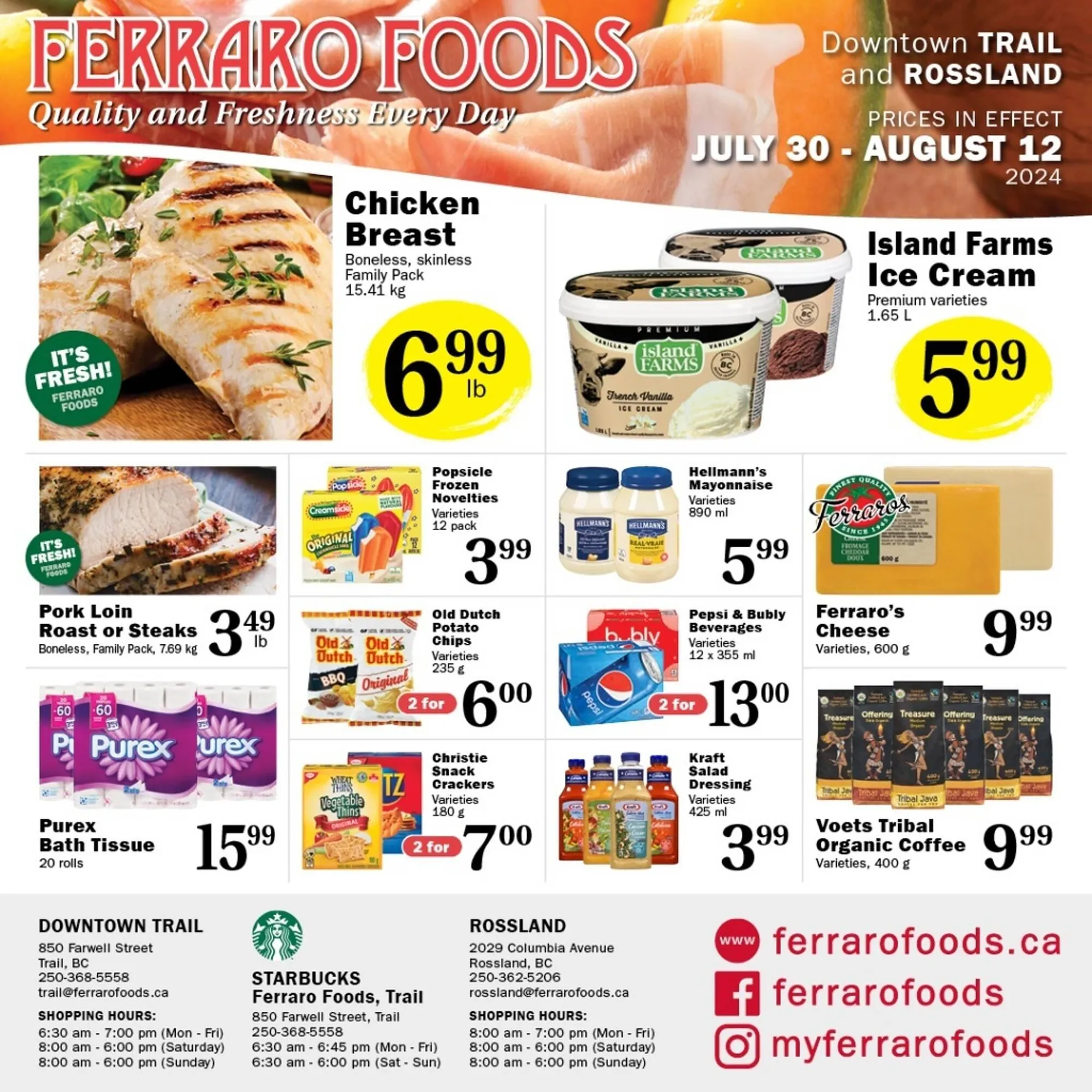 Ferraro Foods flyer - 1