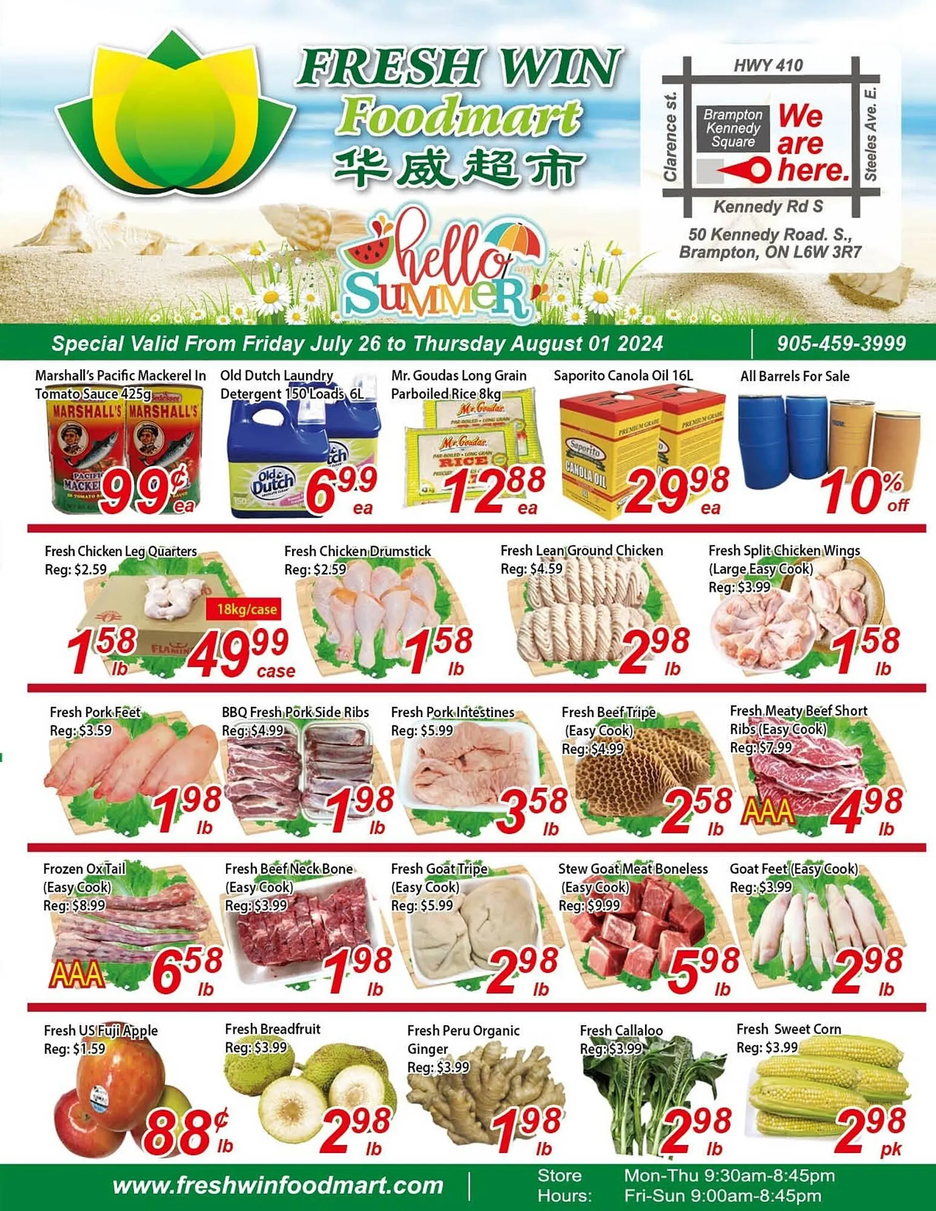 Fresh Win Foodmart flyer - 1