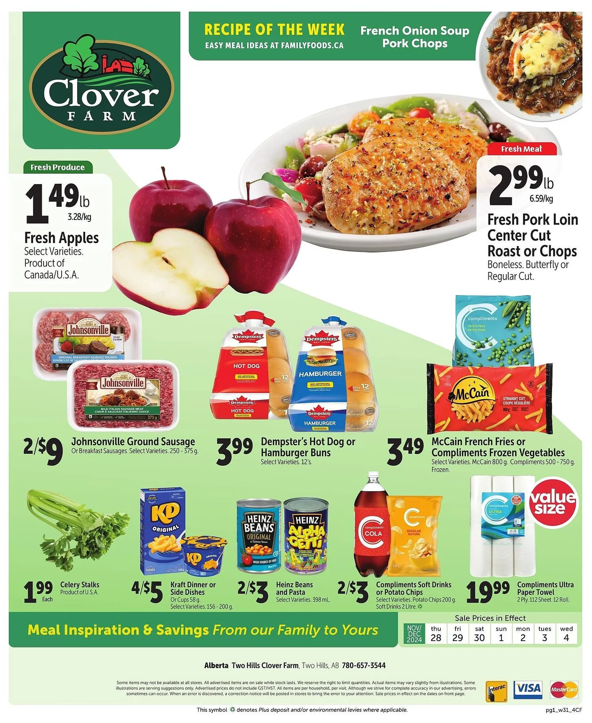 Clover Farm flyer - 1