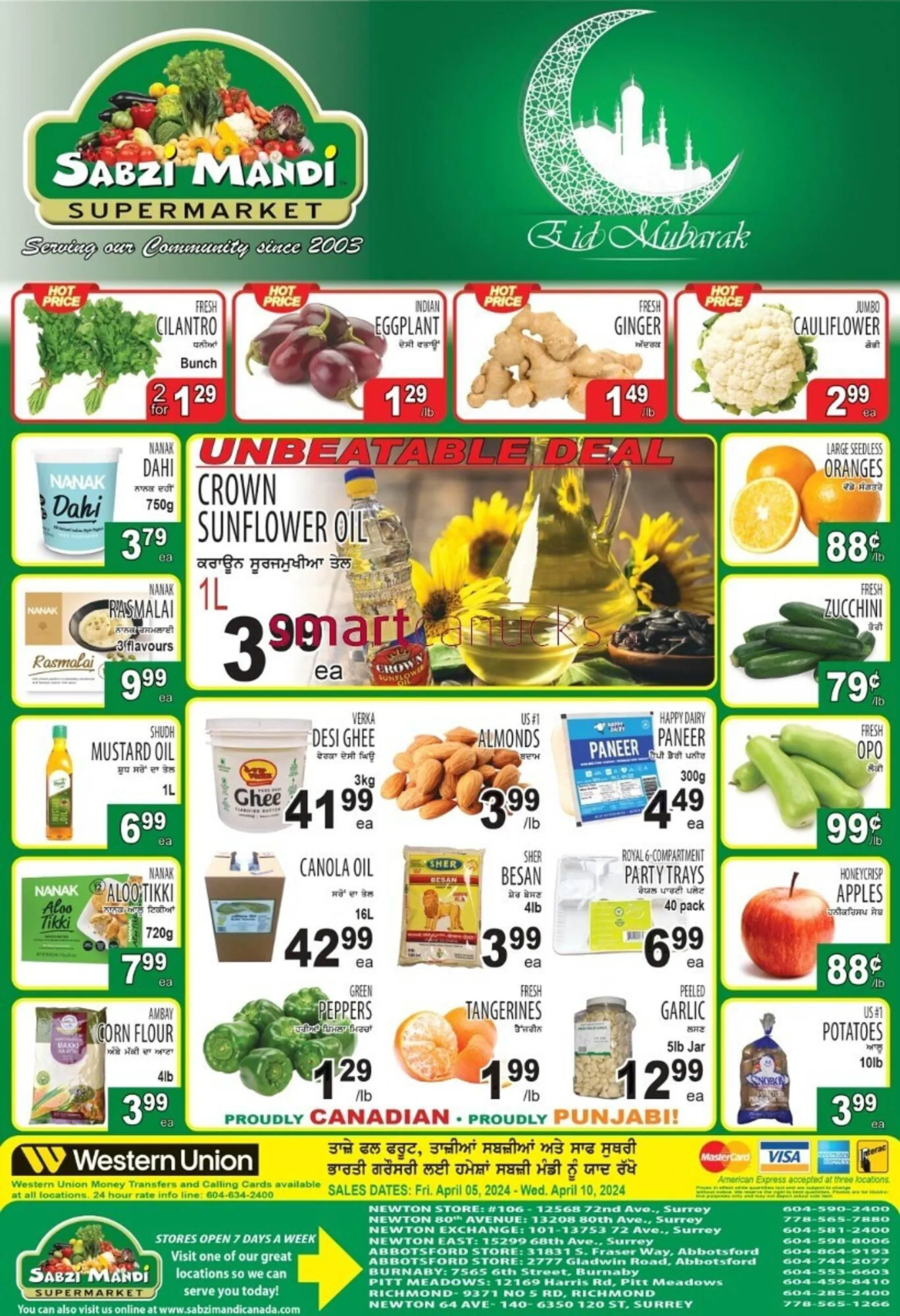Sabzi Mandi Supermarket flyer from April 5 to April 11 2024 - flyer page 