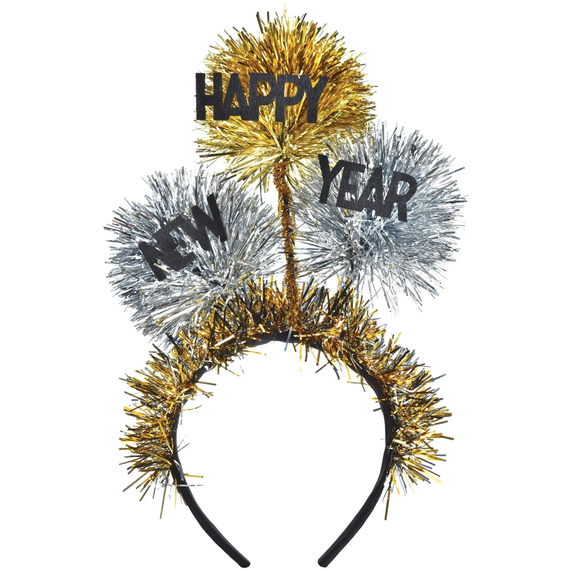 Amscan Happy New Year Tinsel Ball Headband