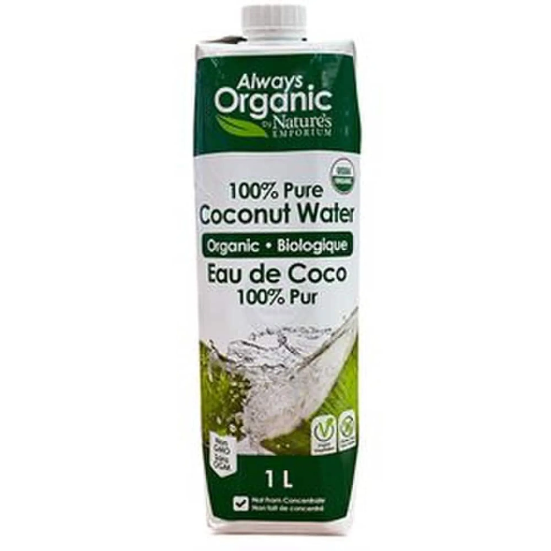 Always Organic Coconut Water Org 1 L