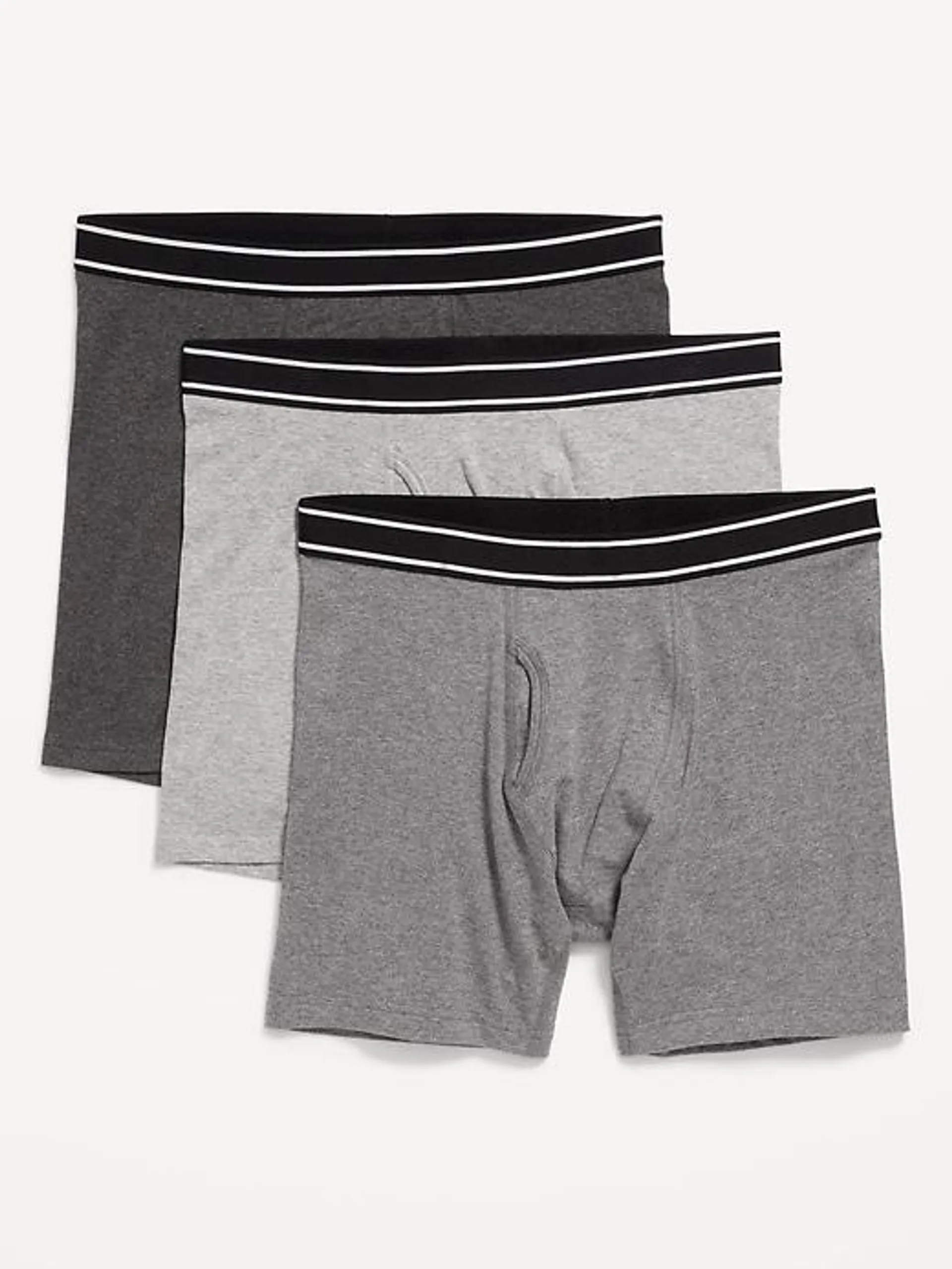 3-Pack Soft-Washed Boxer Briefs -- 6.25-inch inseam