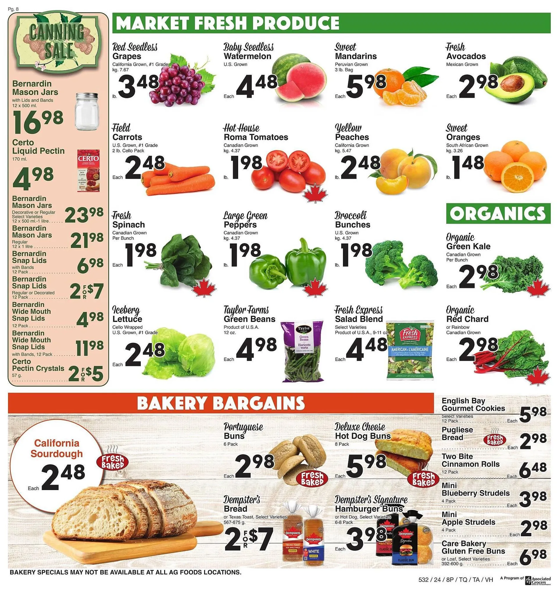 AG Foods flyer from August 2 to August 8 2024 - flyer page 8