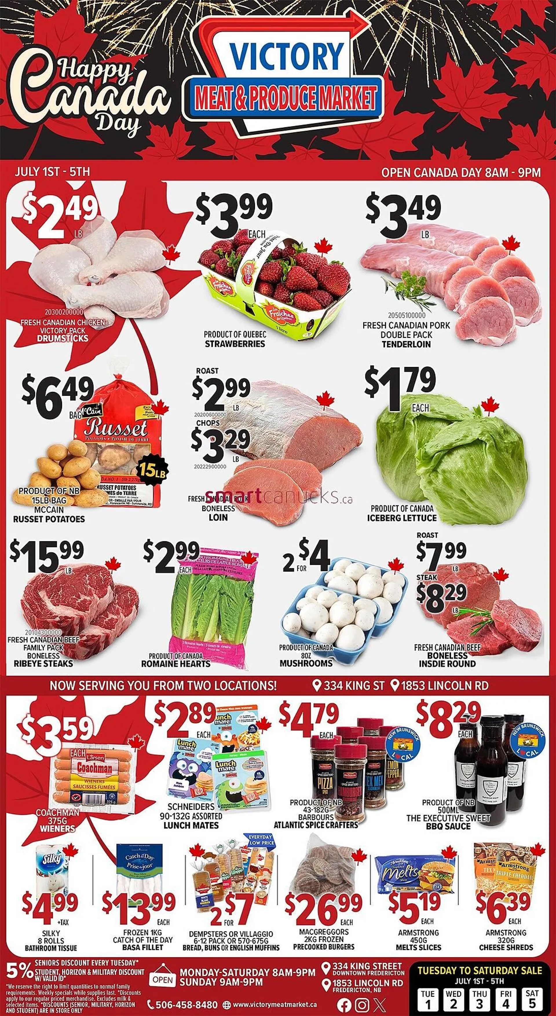 Victory Meat Market flyer from July 3 to July 9 2025 - flyer page 1