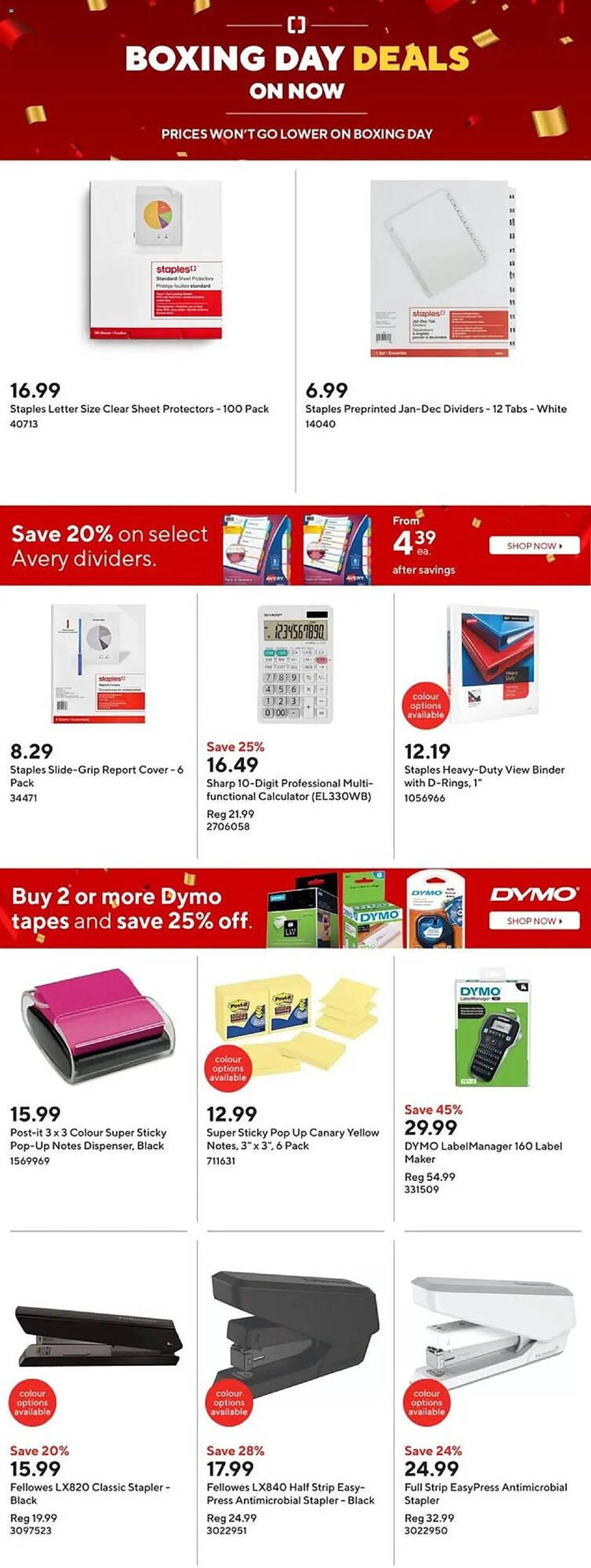 Staples flyer from December 11 to December 17 2024 - flyer page 25