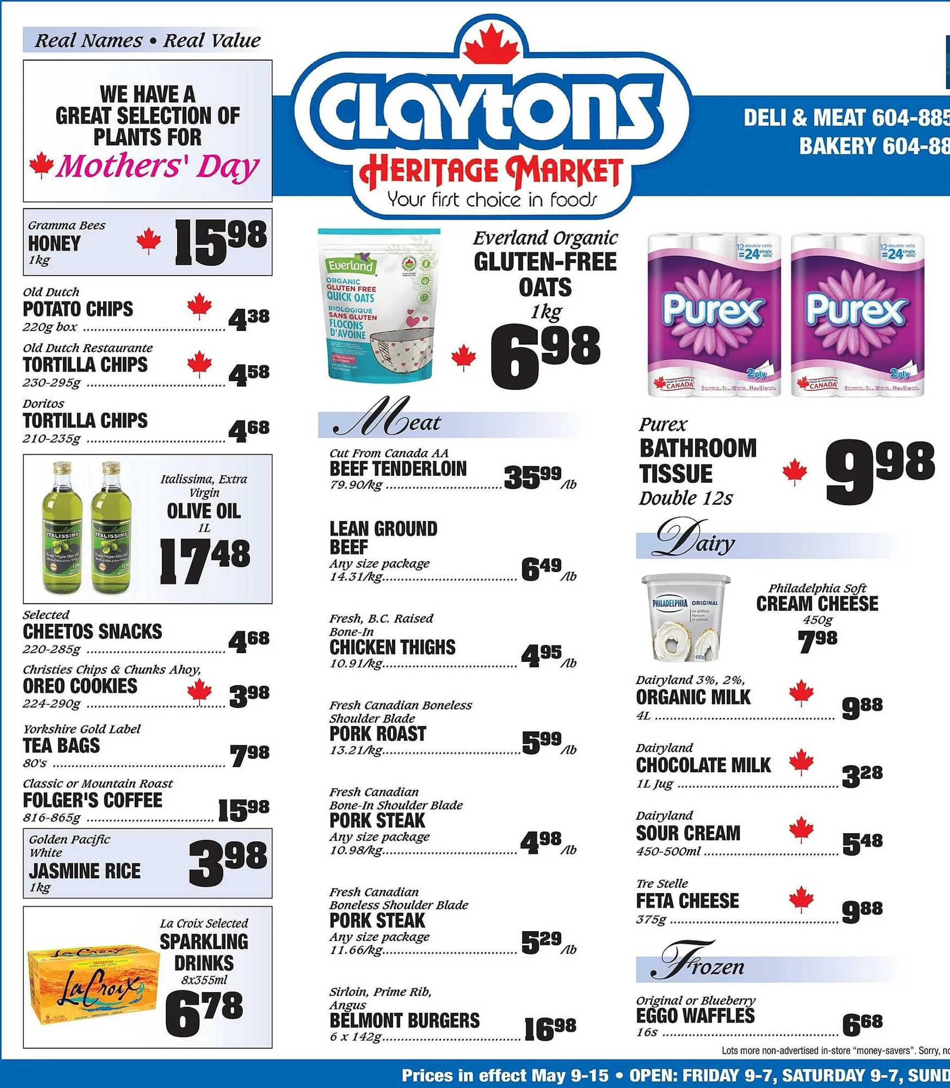 Claytons Heritage Market flyer - 1
