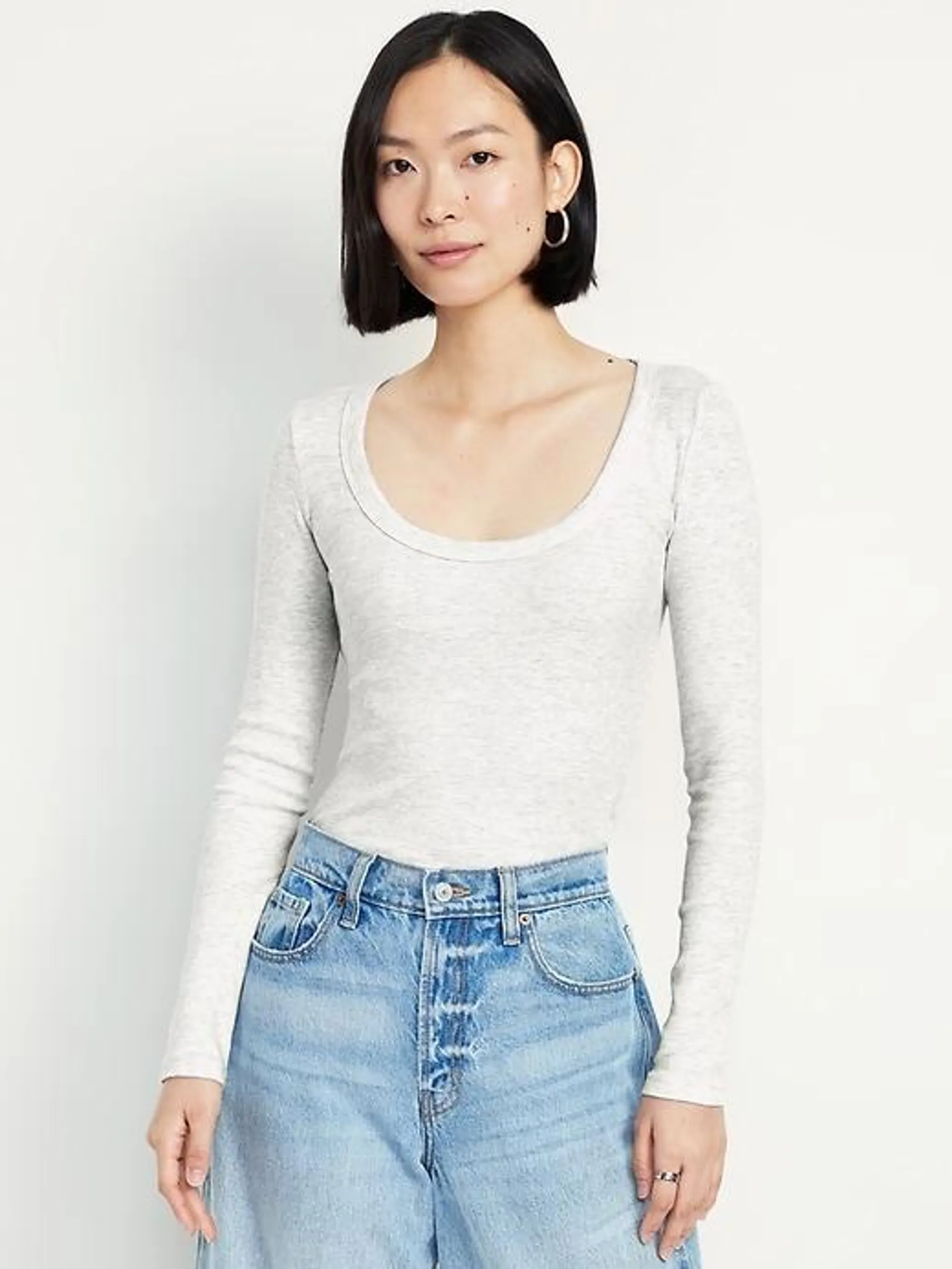 Snug Scoop-Neck T-Shirt