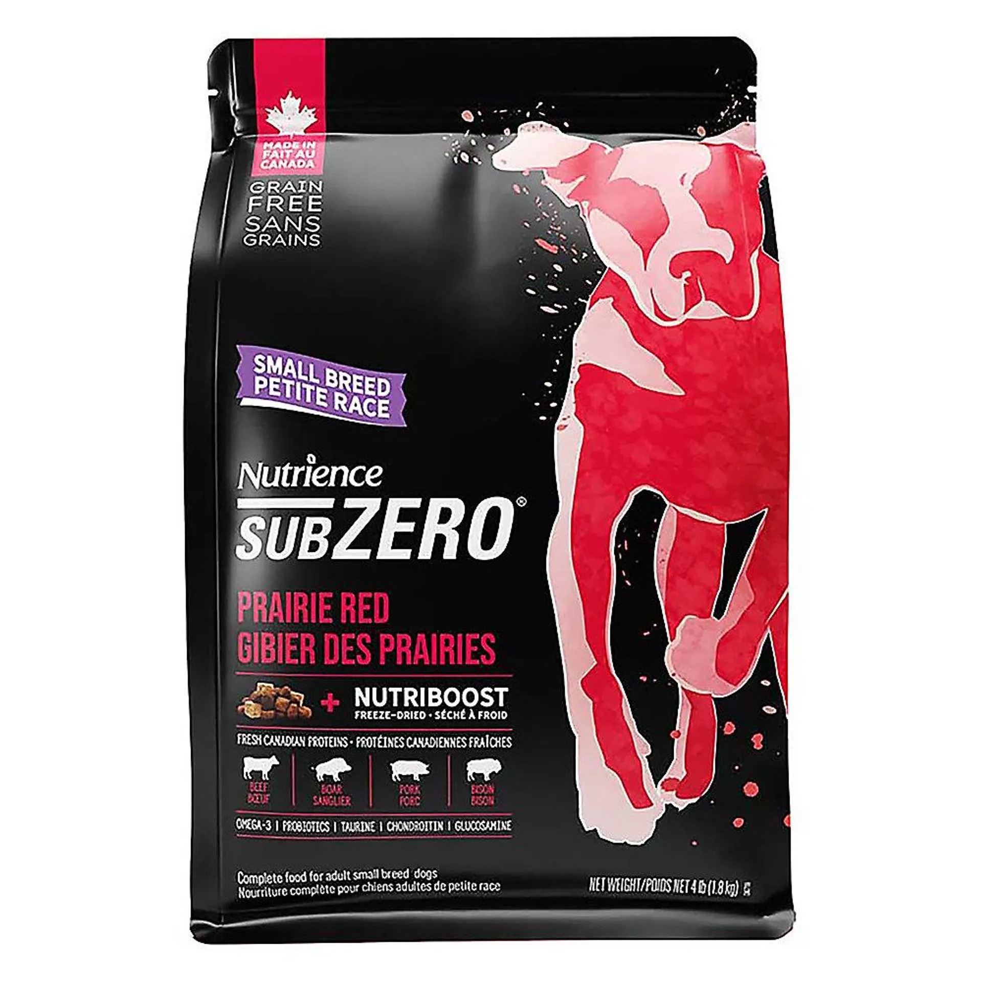 Nutrience SubZero Small Breed Adult Dog Food - Grain Free, Prairie Red