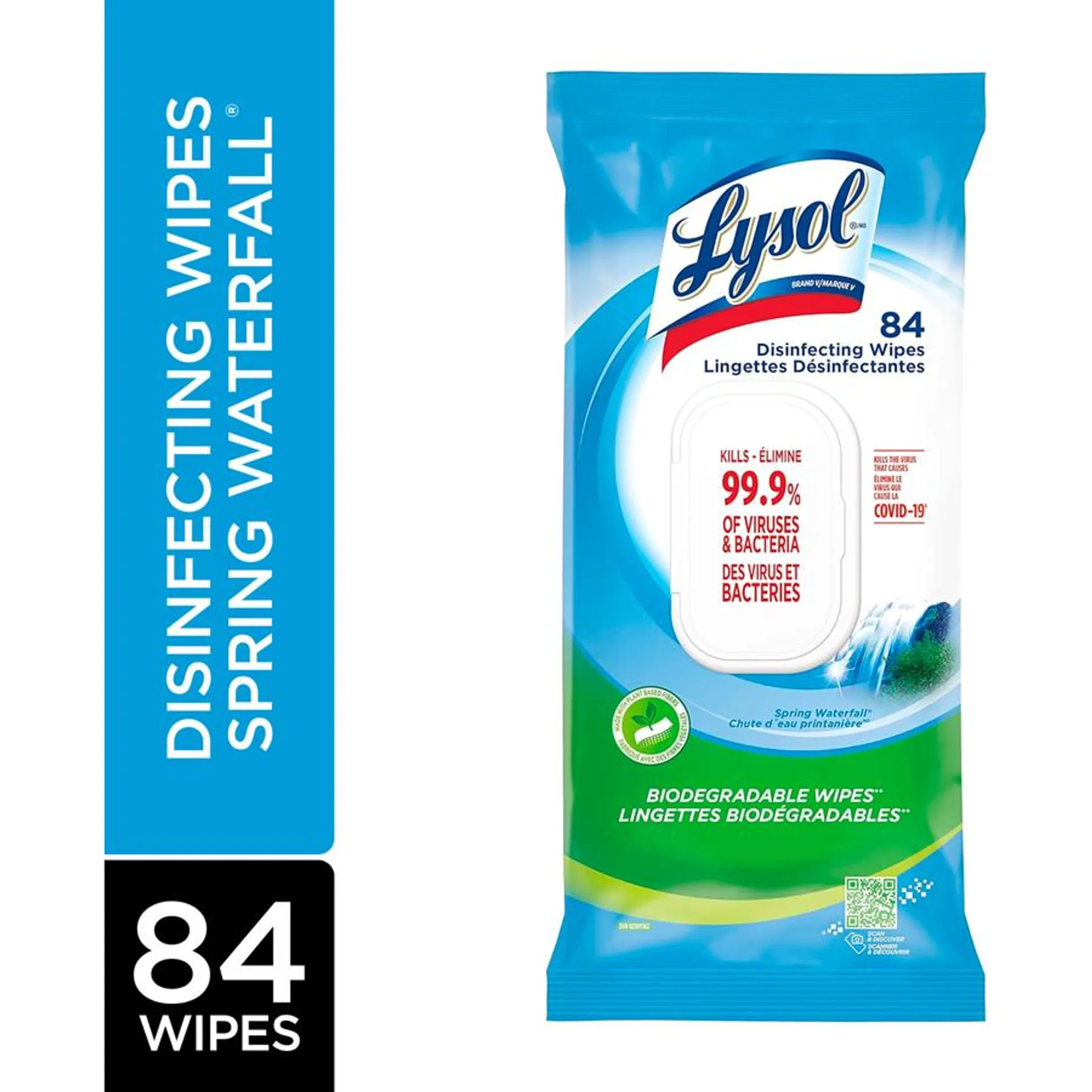 DISINFECTING WIPES Flatpack - Spring Waterfall