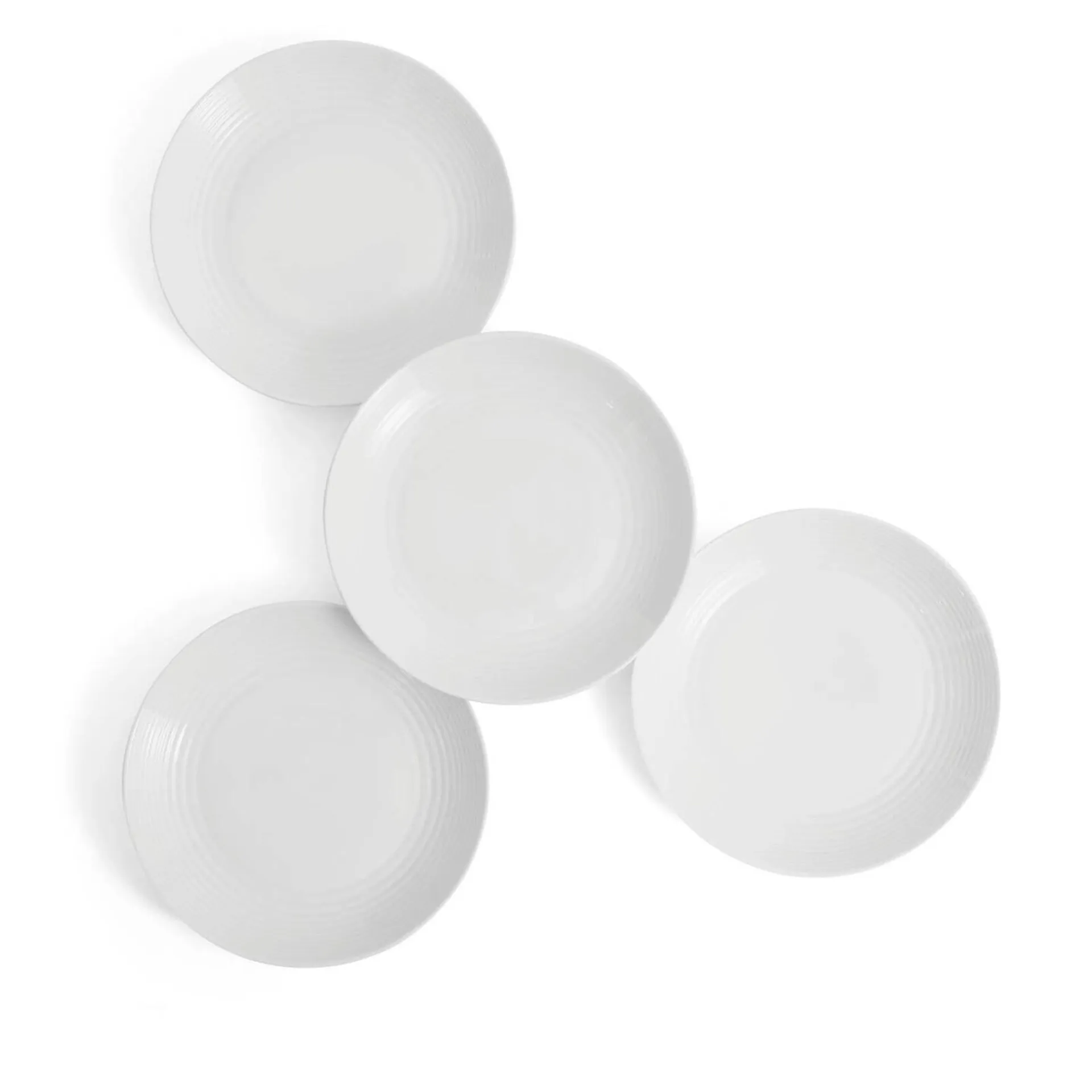 White Dinner Plates (Set of 4)