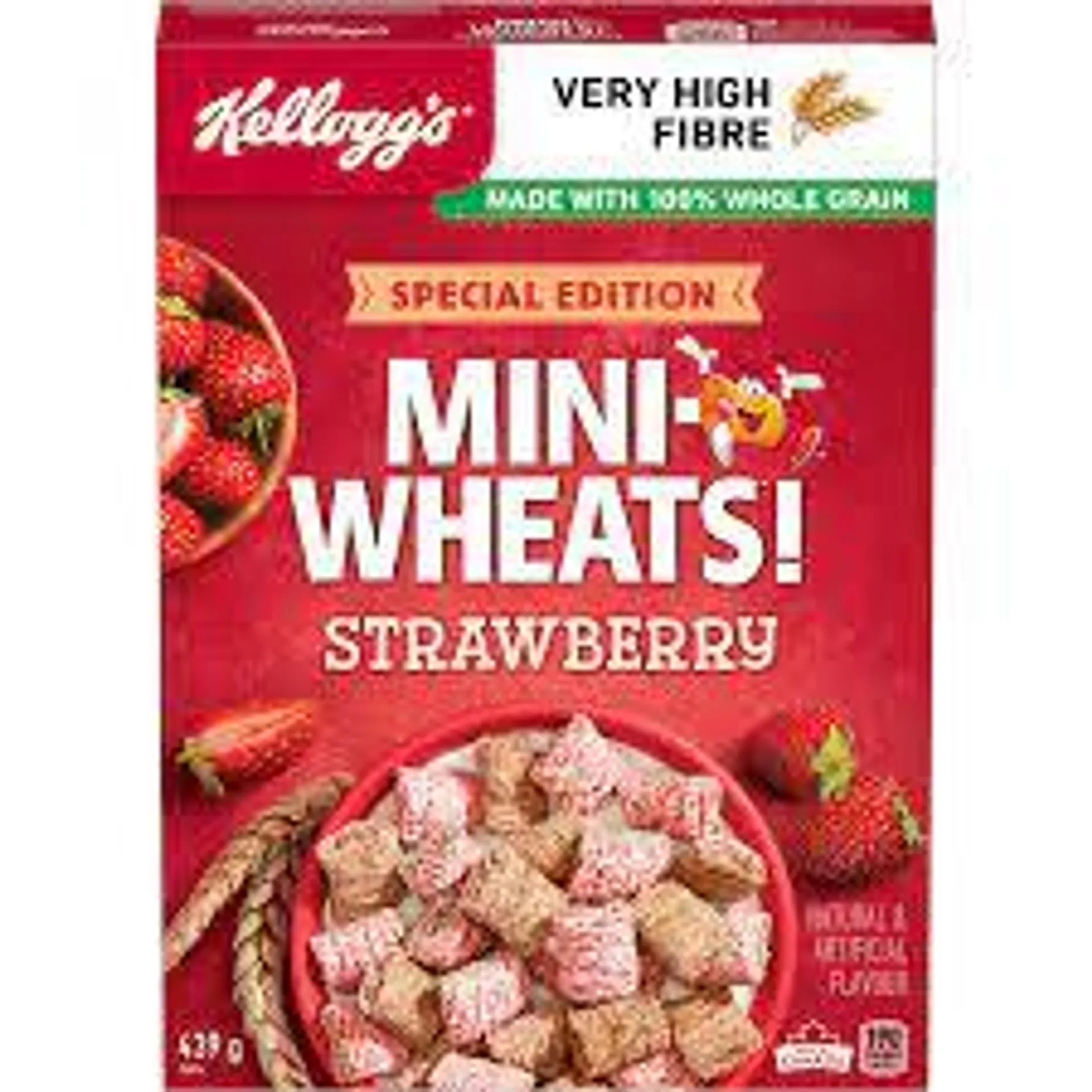 KELLOGG'S MINI WHEATS STRAWBERRY 439g