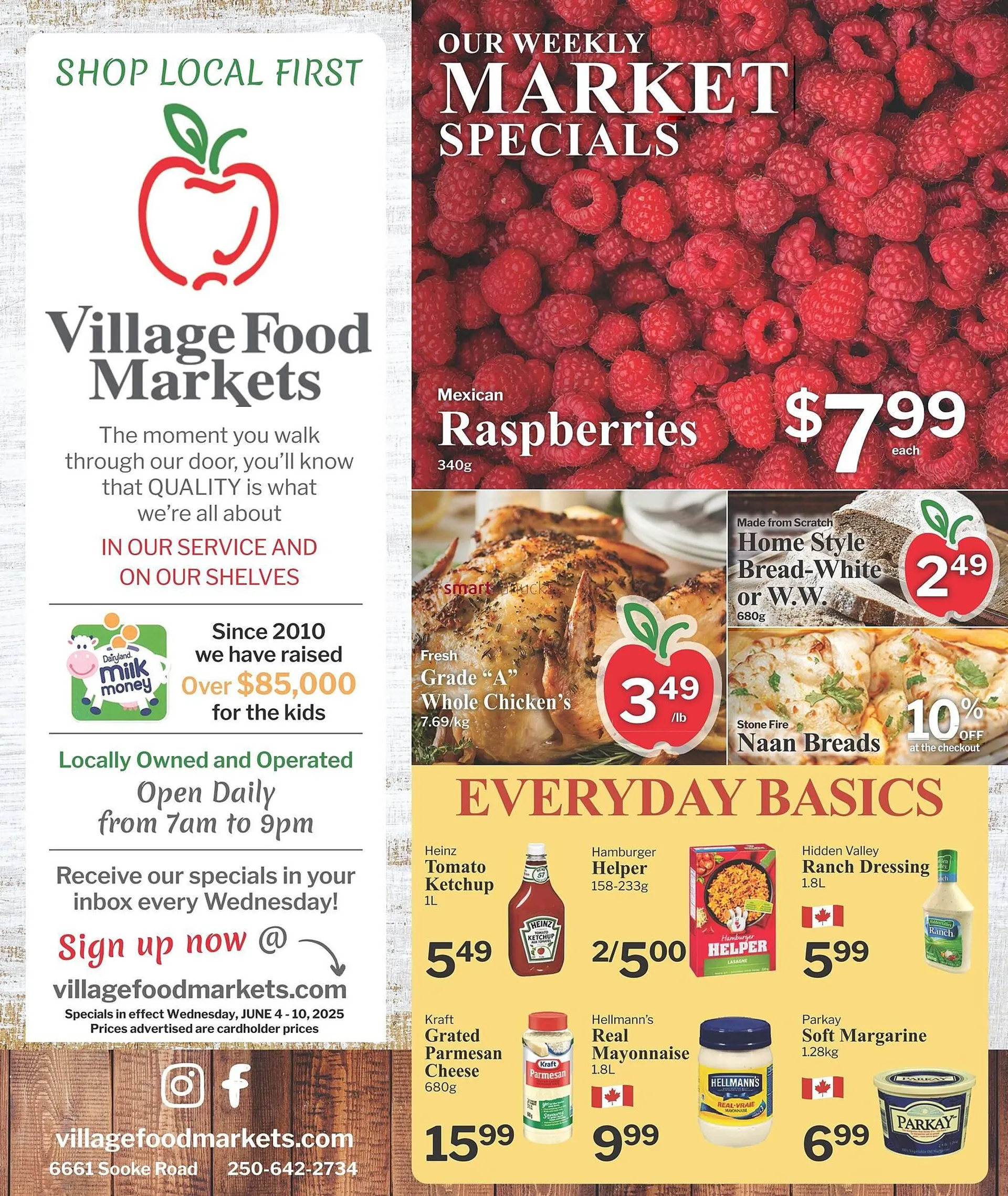 Village Food Markets flyer from June 5 to June 15 2025 - flyer page 1