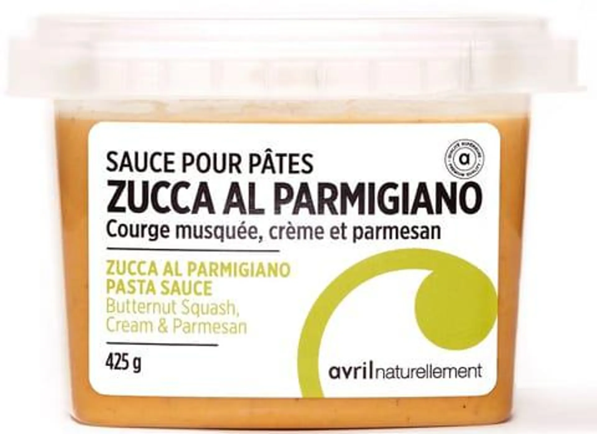 Sauce pour pâtes Zucca Al Parmigiano - Courge musquée, crème et parmesan