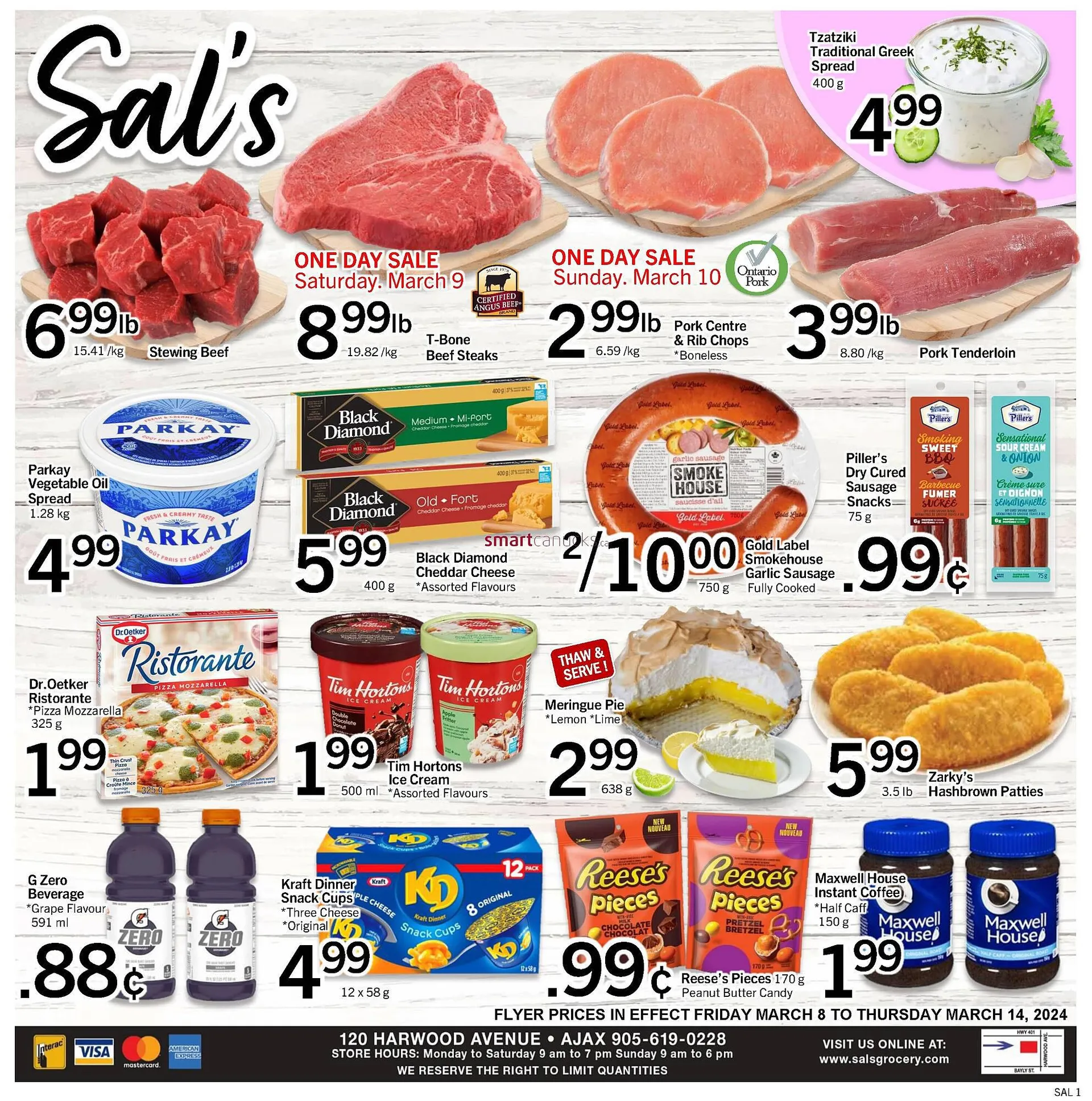 Sal's Grocery flyer from March 8 to March 14 2024 - flyer page 1
