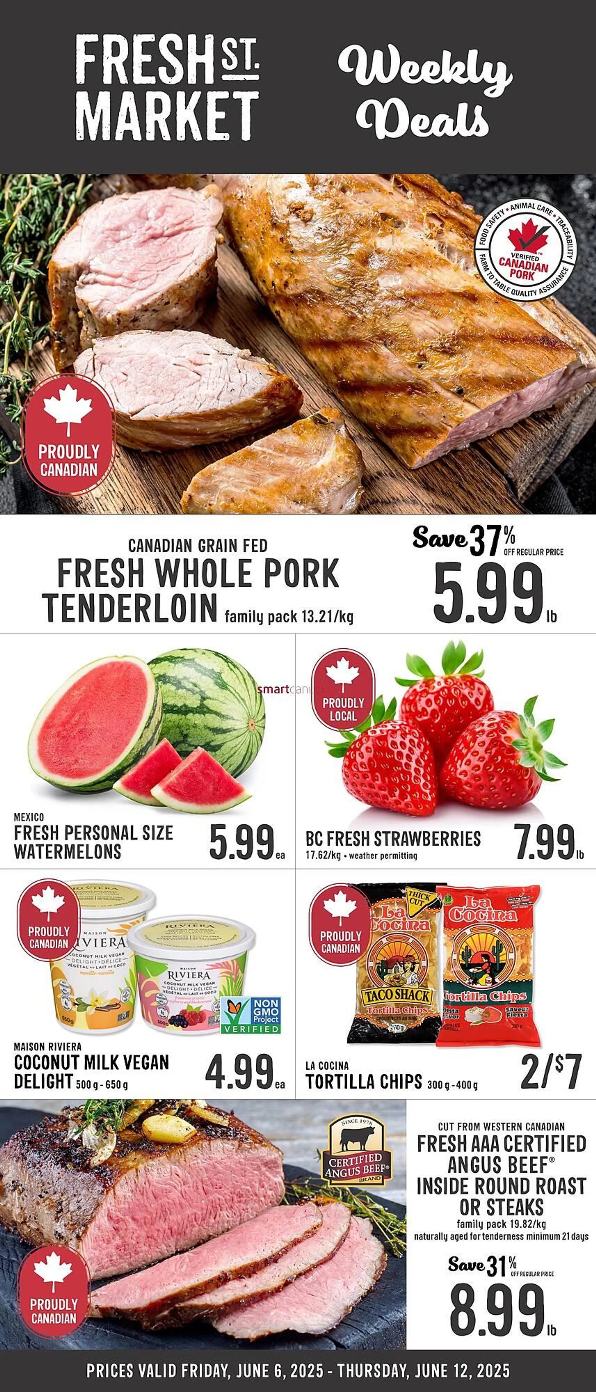 Fresh St Market flyer from June 6 to June 12 2025 - flyer page 1
