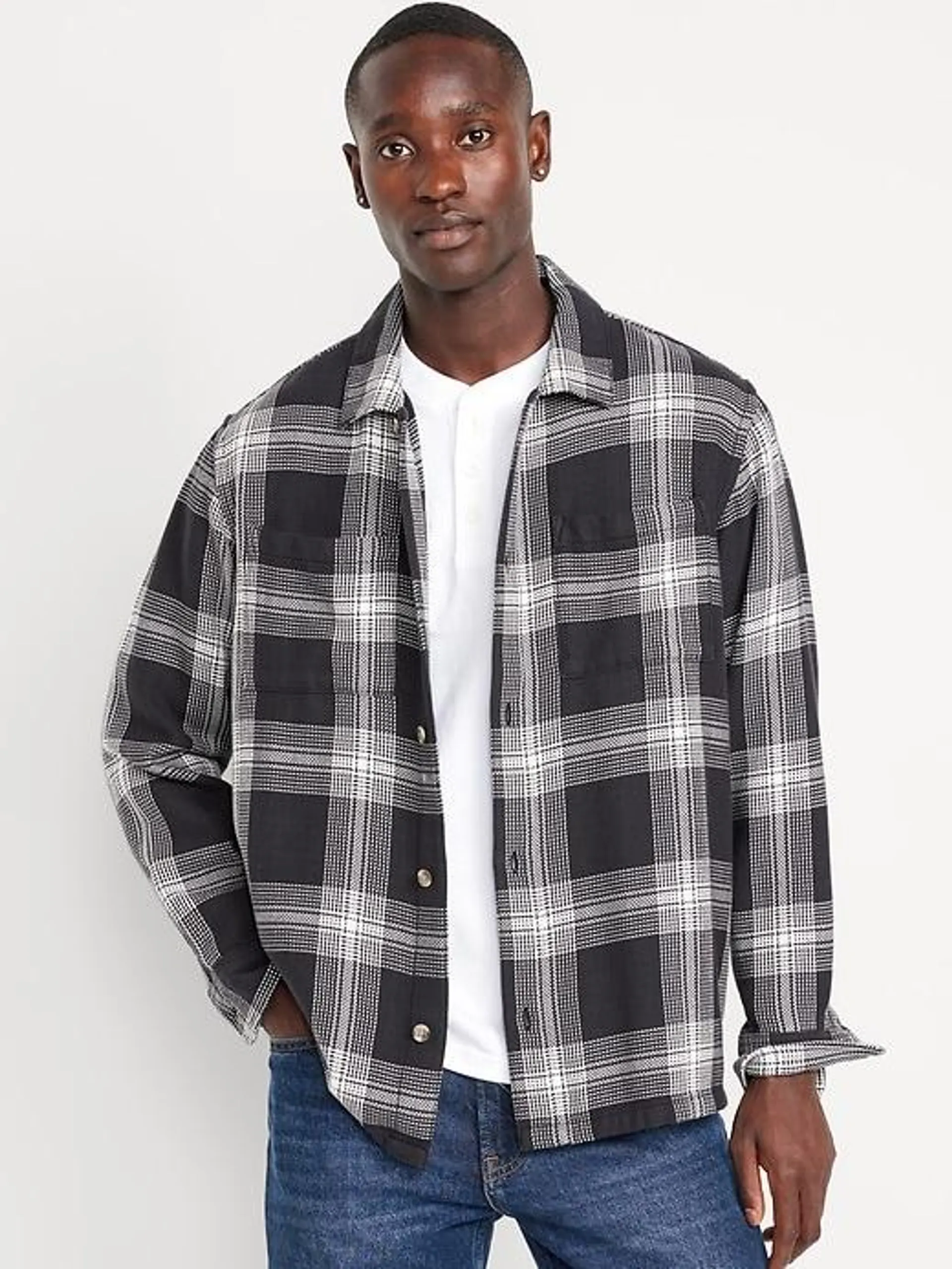 Heavyweight Plaid Flannel Shirt