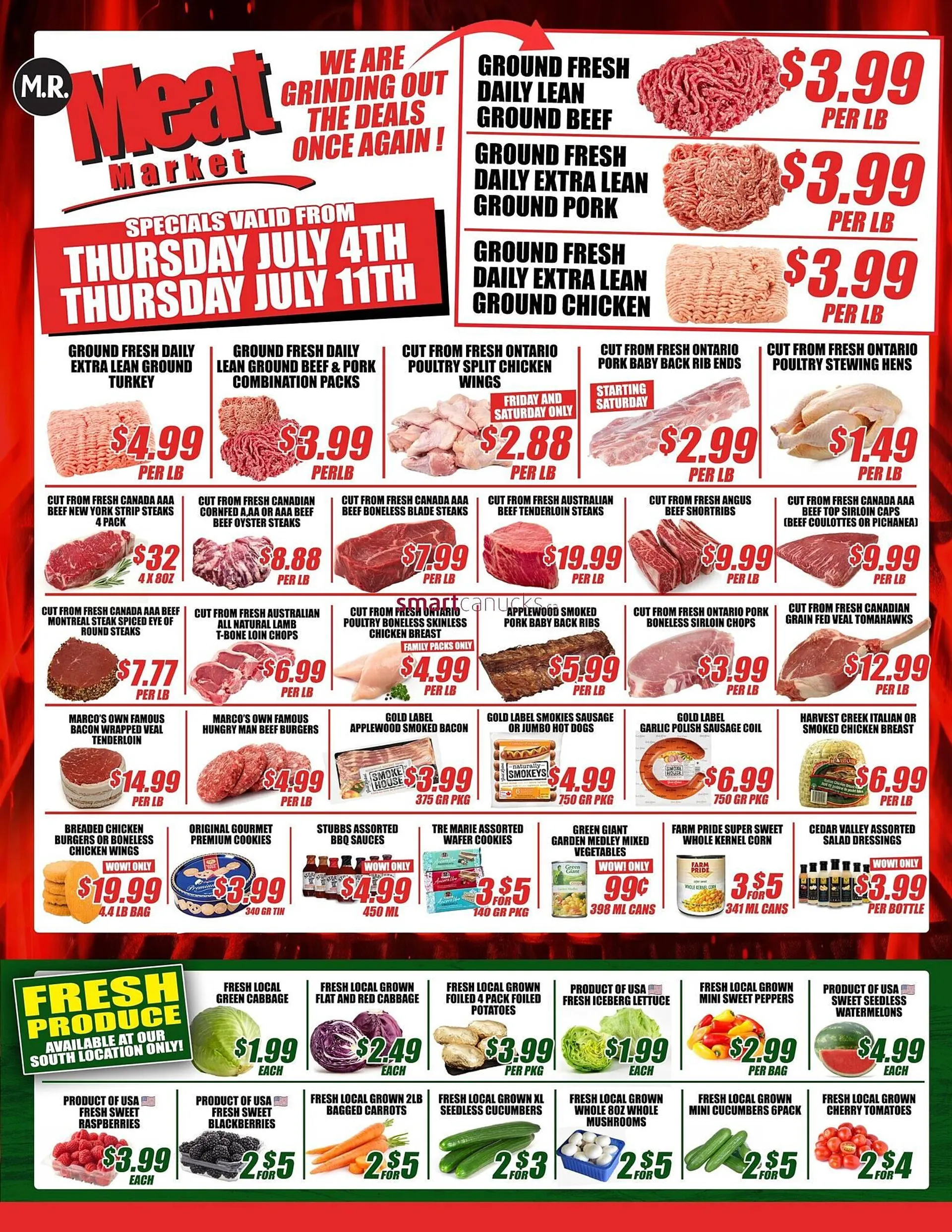 Mr. Meat Market flyer - 1