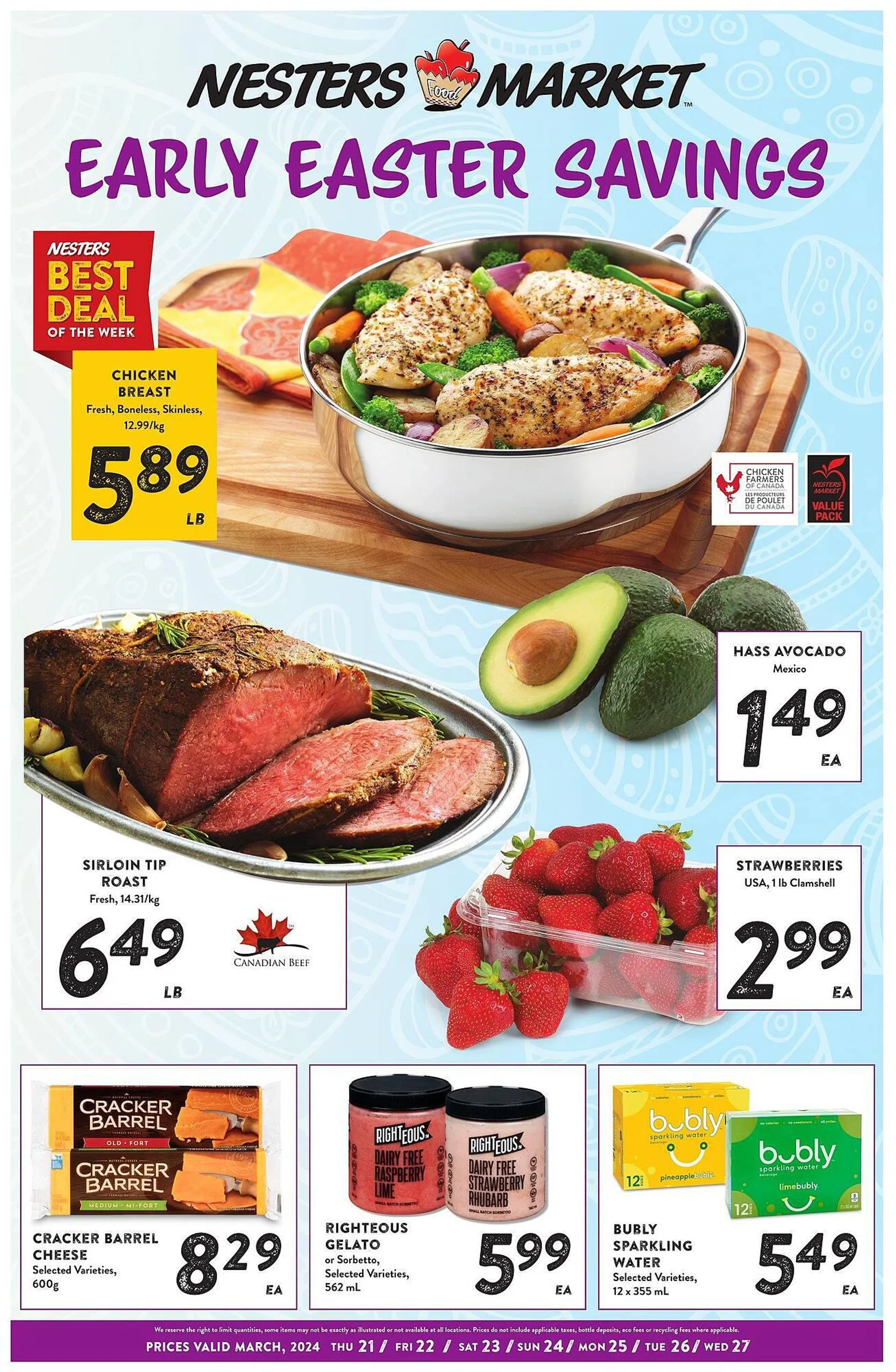Nesters Market flyer from March 21 to March 27 2024 - flyer page 1