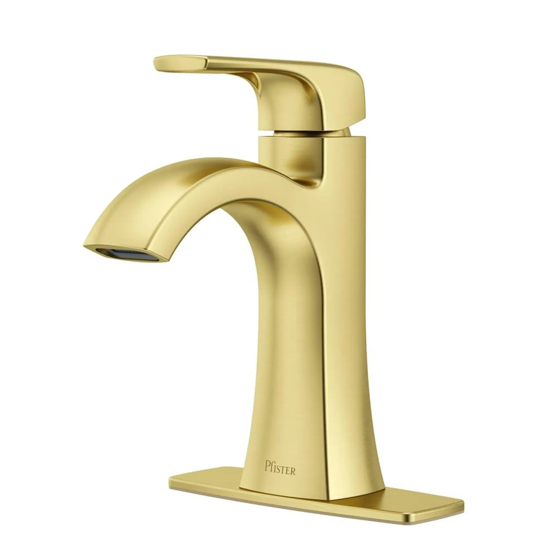 Bruxie Single Handle 1 or 3 Hole Brushed Gold Bathroom Sink Faucet/Tap