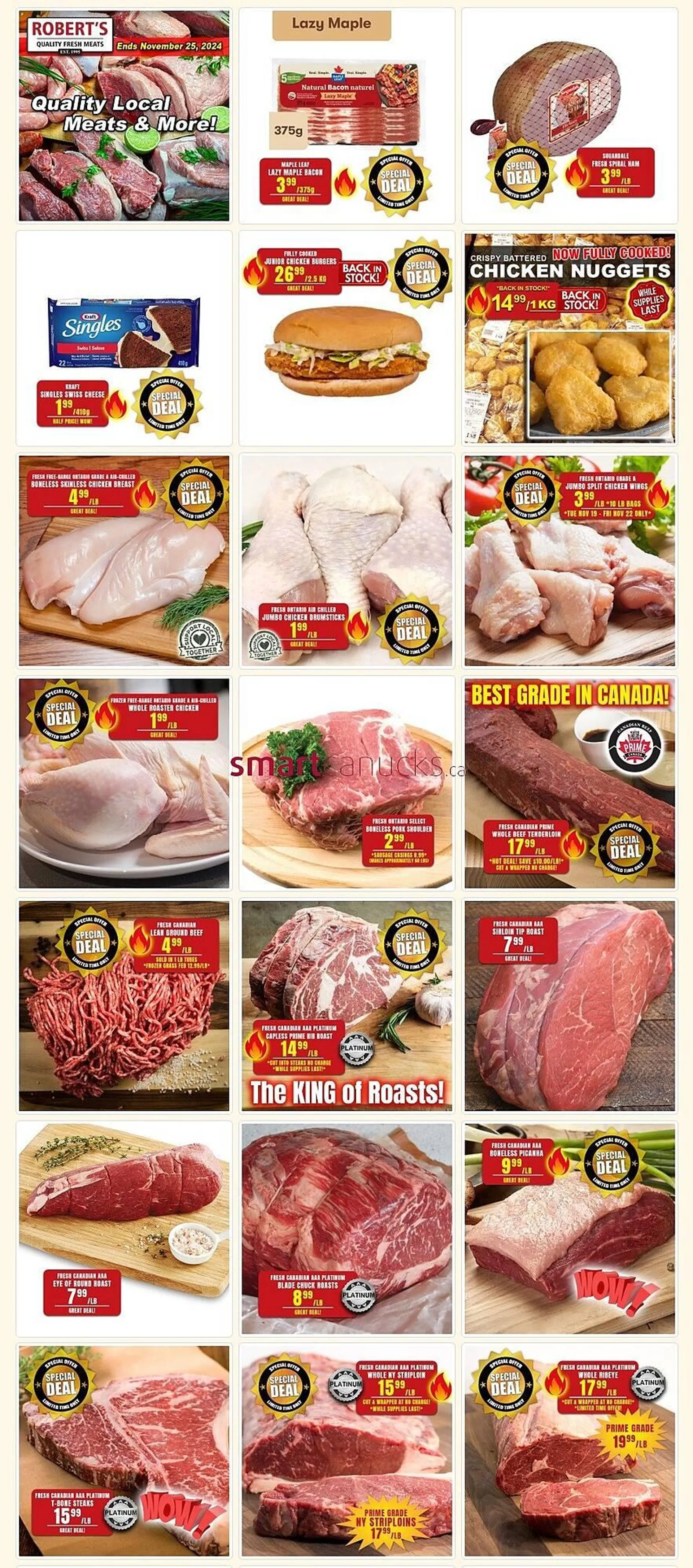 Roberts Fresh and Boxed Meats flyer - 1