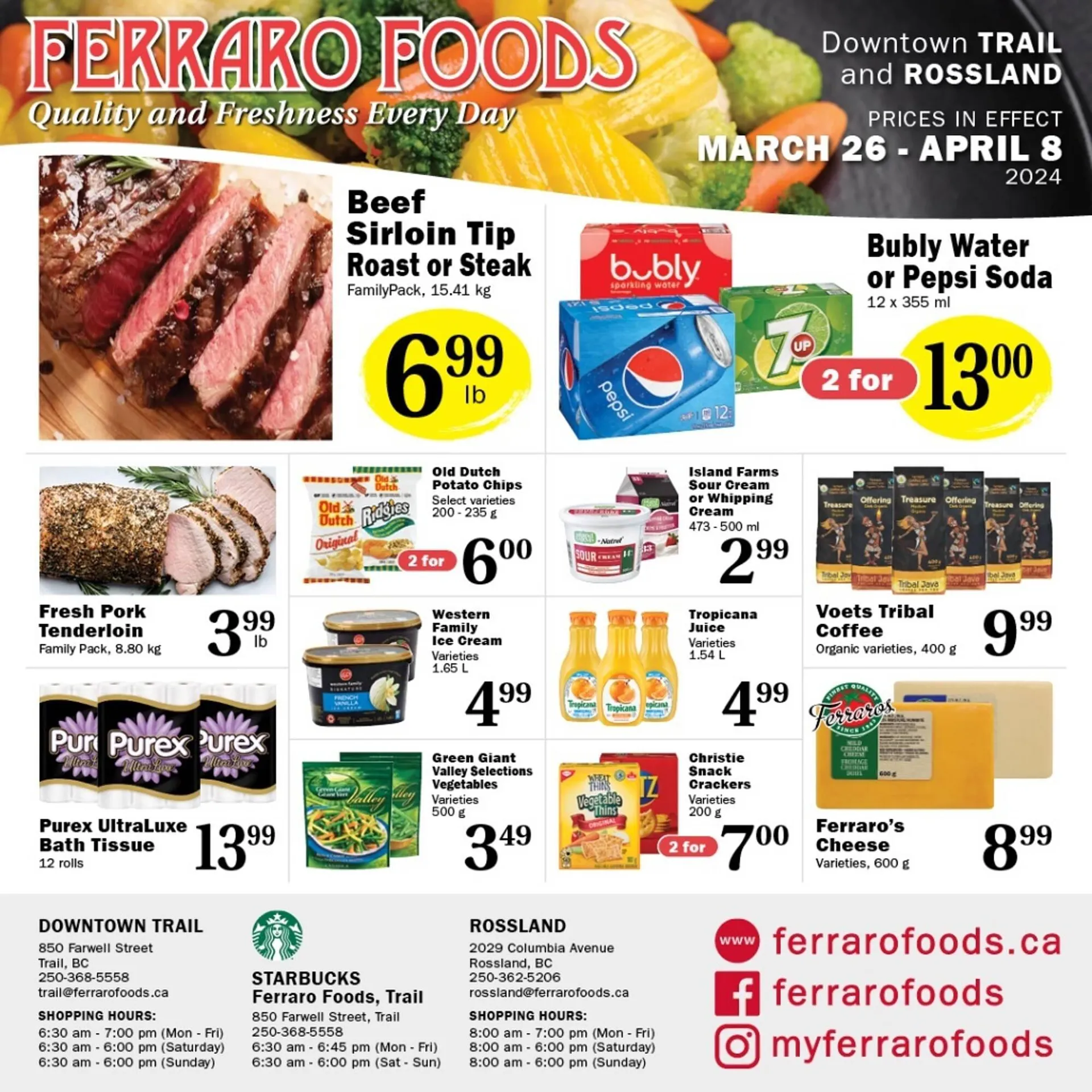 Ferraro Foods flyer from March 28 to April 3 2024 - flyer page 1