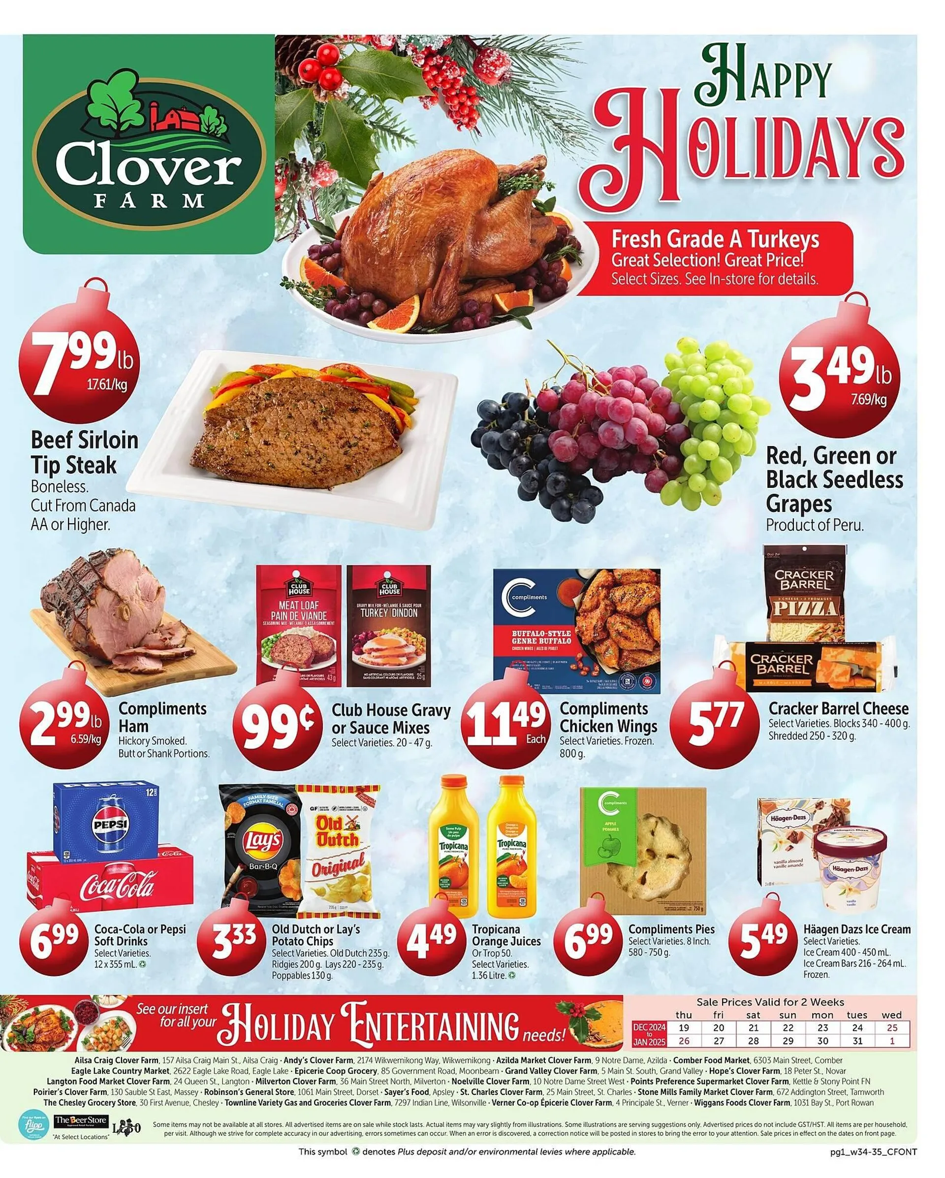 Clover Farm flyer - 1