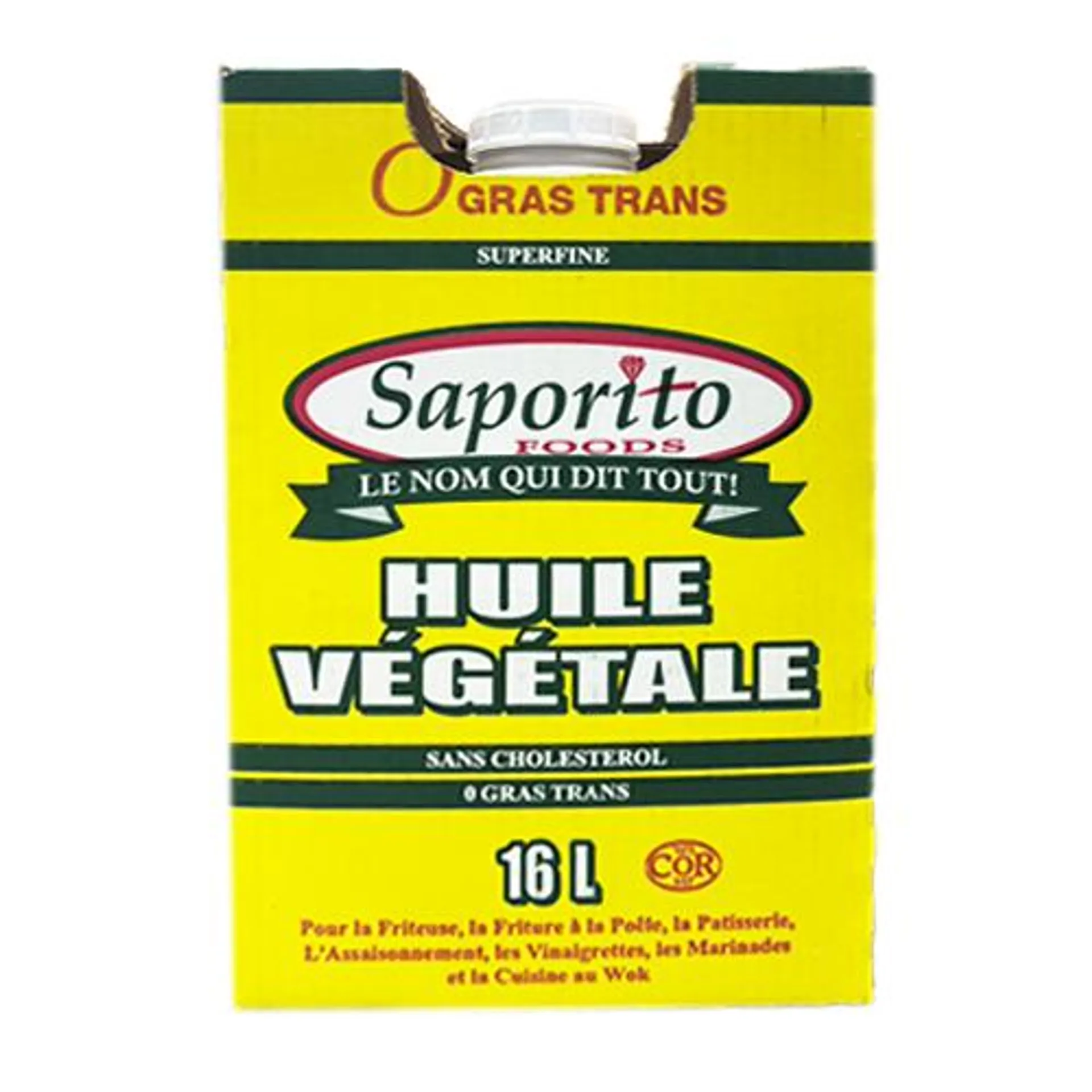 Saporito Vegetable Oil 16L( store Pick up only)