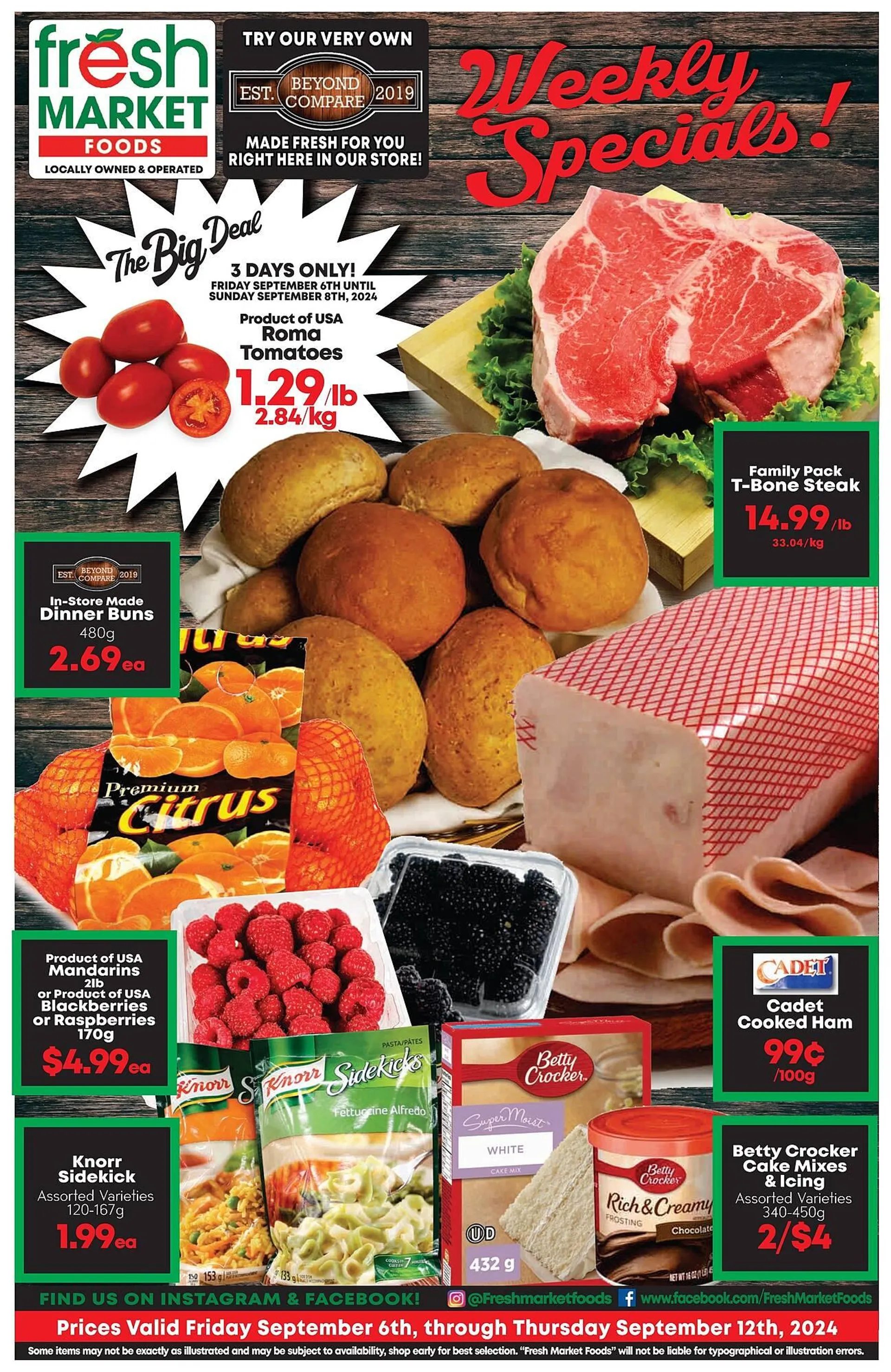 Fresh Market Foods flyer - 1