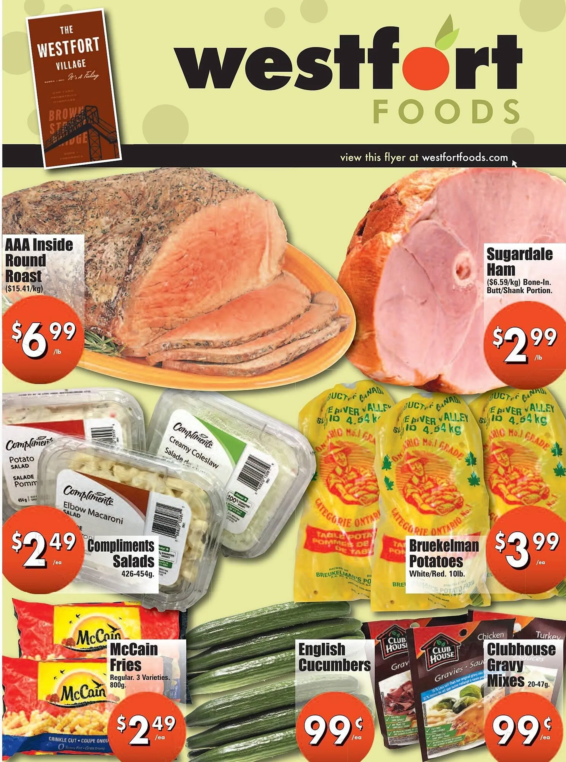 Westfort Foods flyer - 1