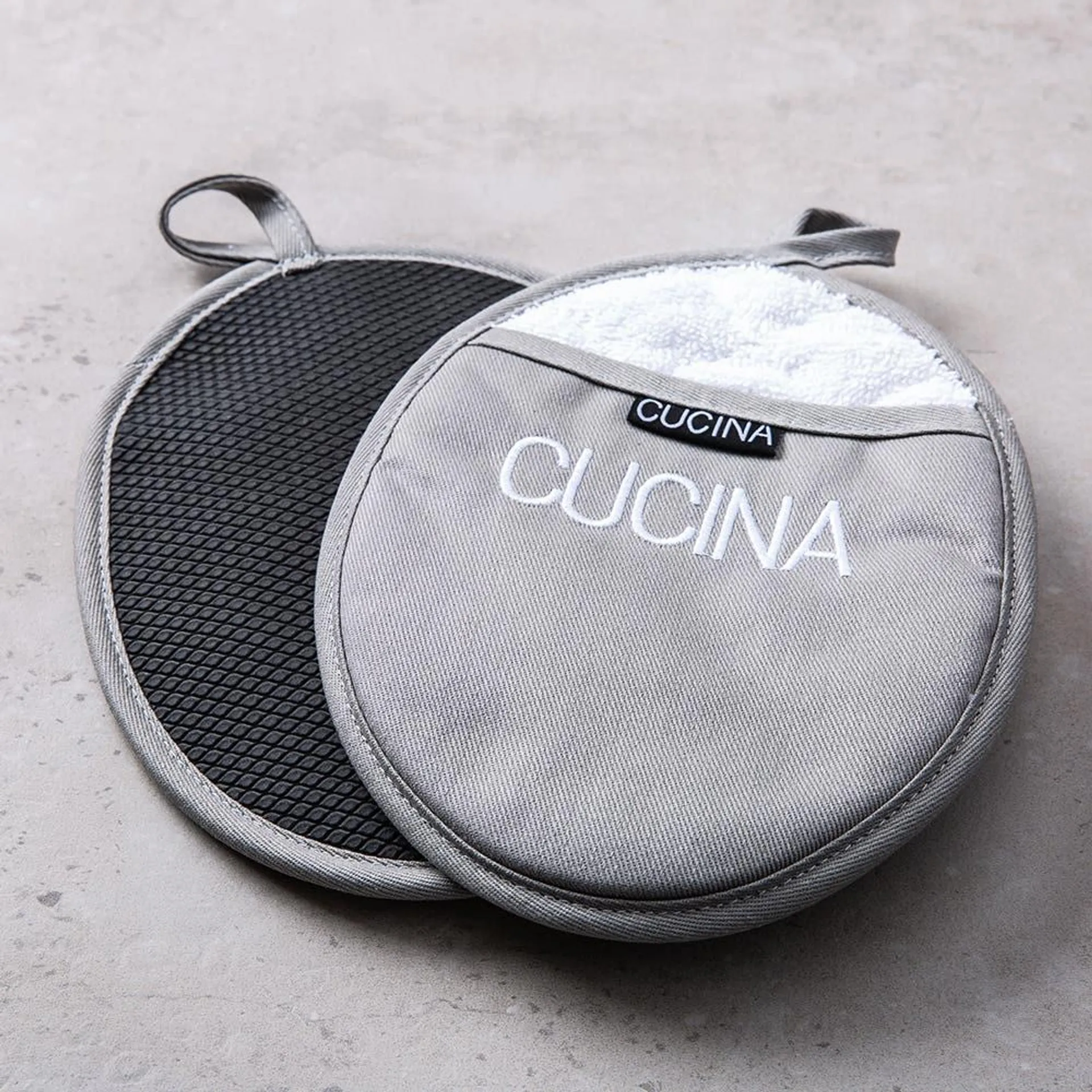 Harman Cucina Pot Holder - Set of 2 (Grey)