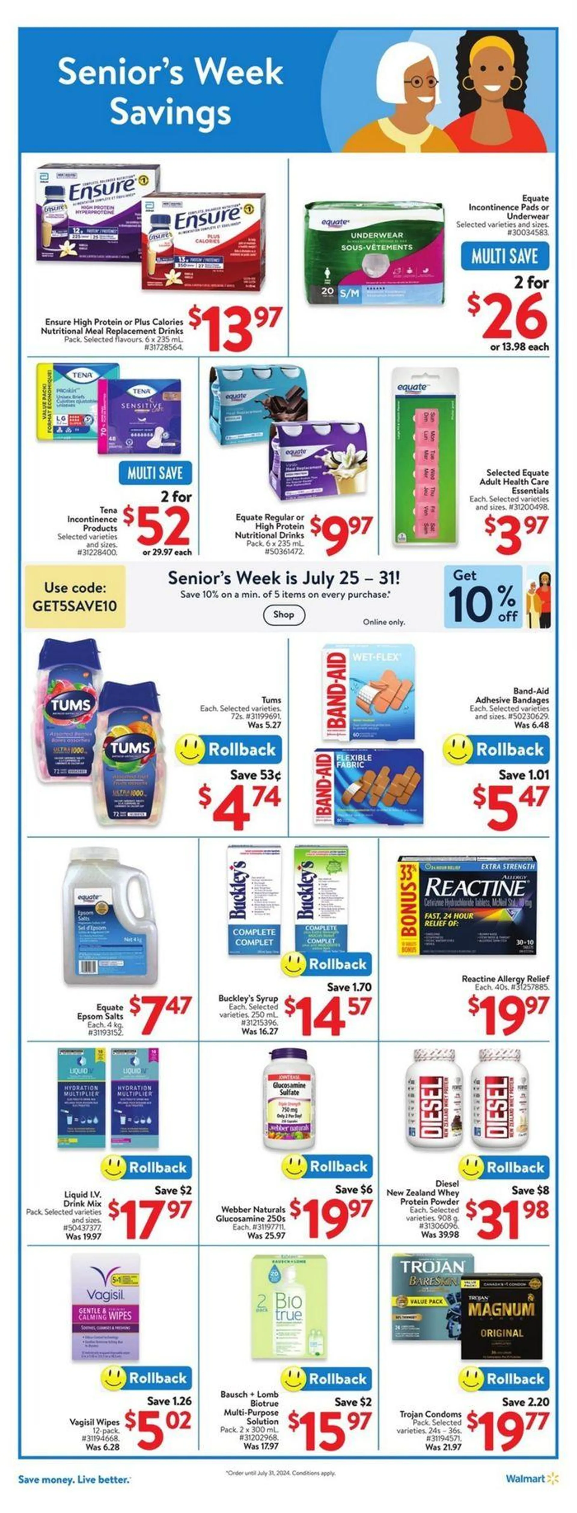 Walmart flyer from July 25 to July 31 2024 - flyer page 8