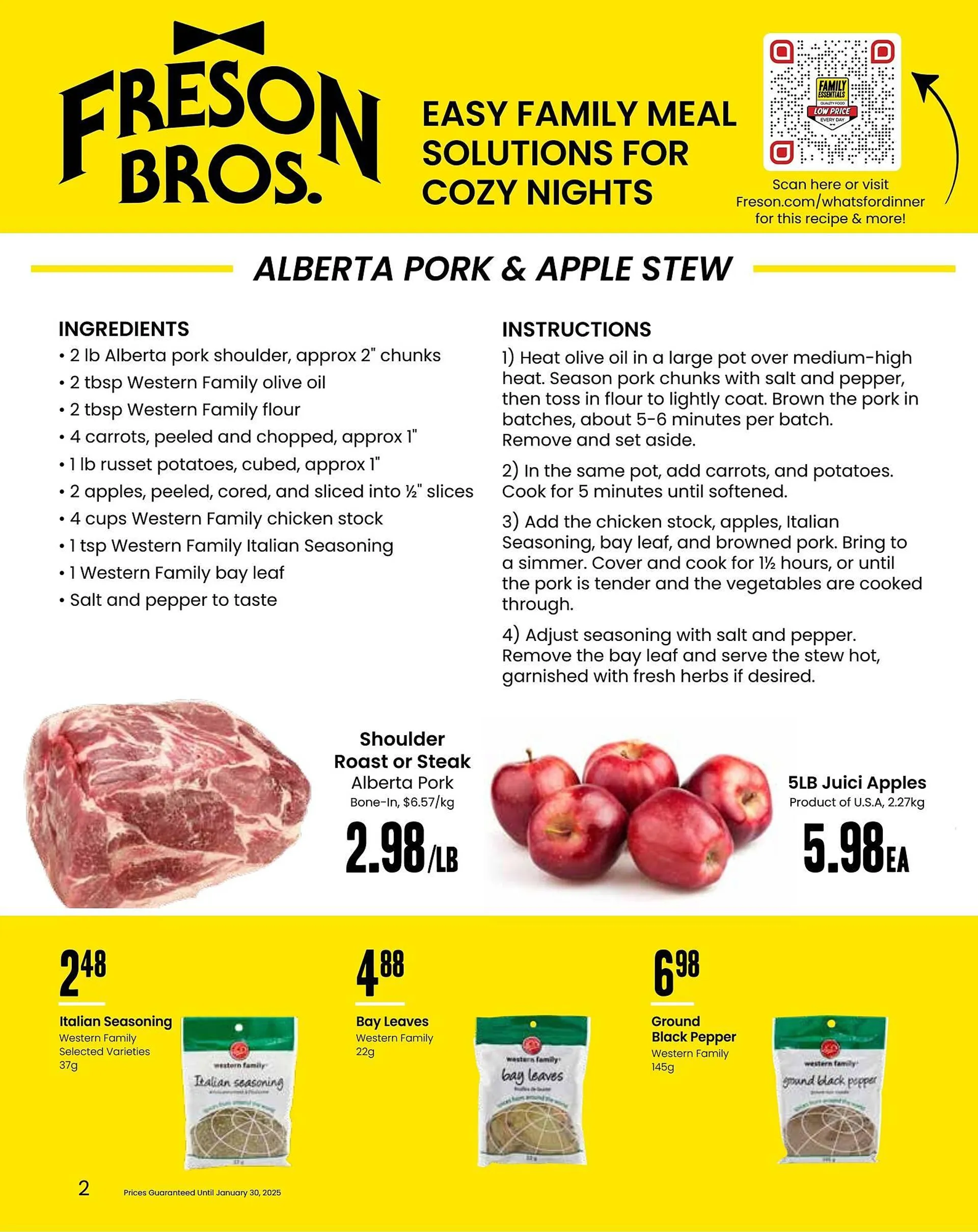 Freson Bros flyer from December 27 to January 30 2025 - flyer page 2