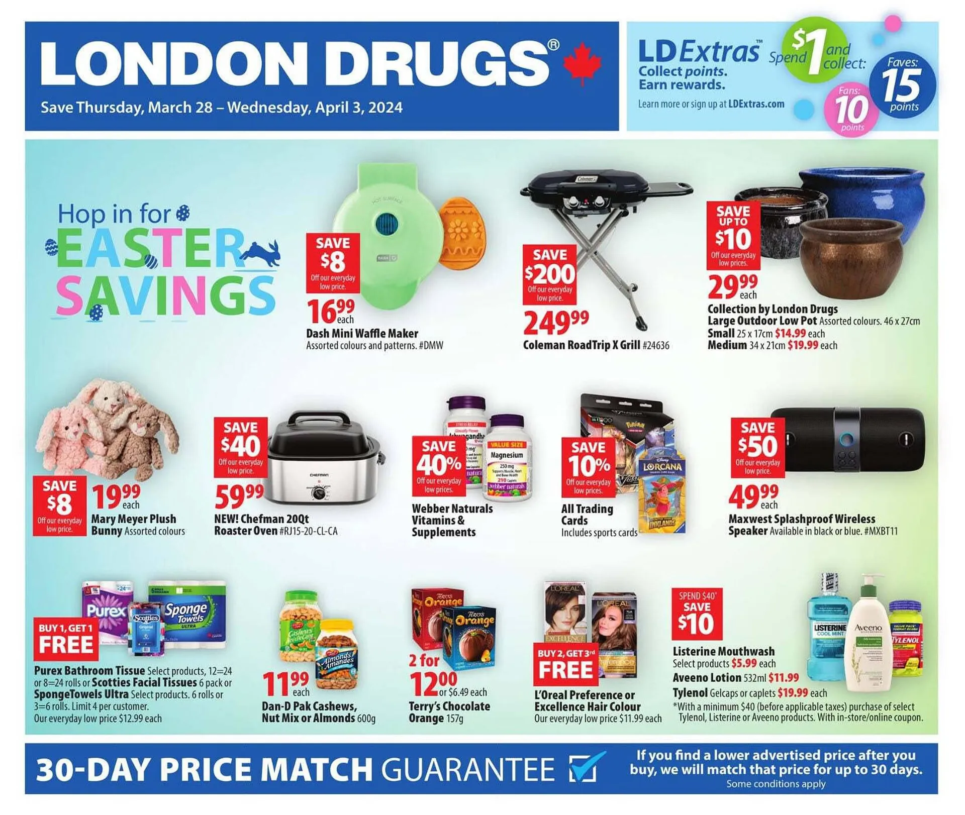 London Drugs flyer from March 28 to April 2 2024 - flyer page 1