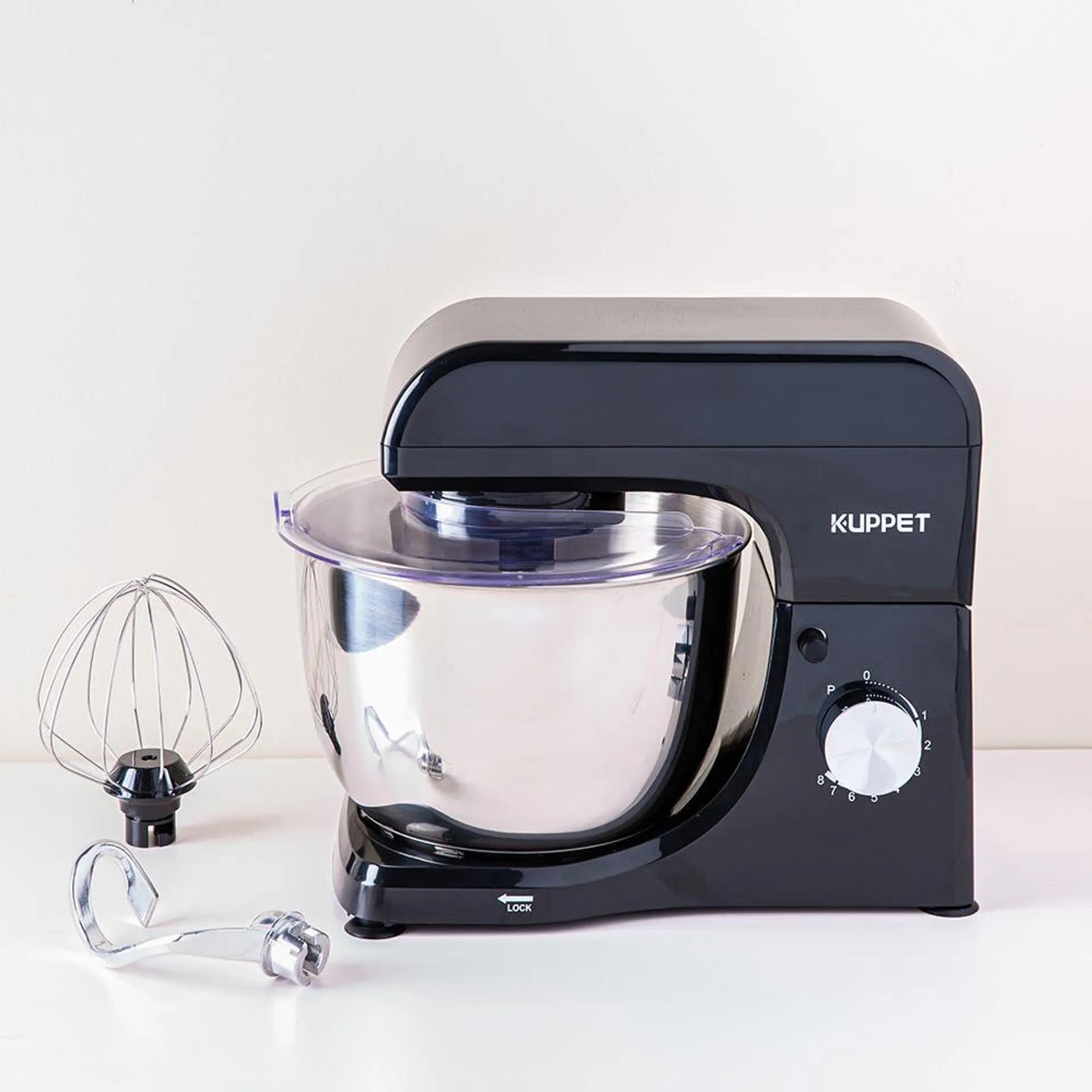 Kuppet Tilt Head Stand Mixer (Black)