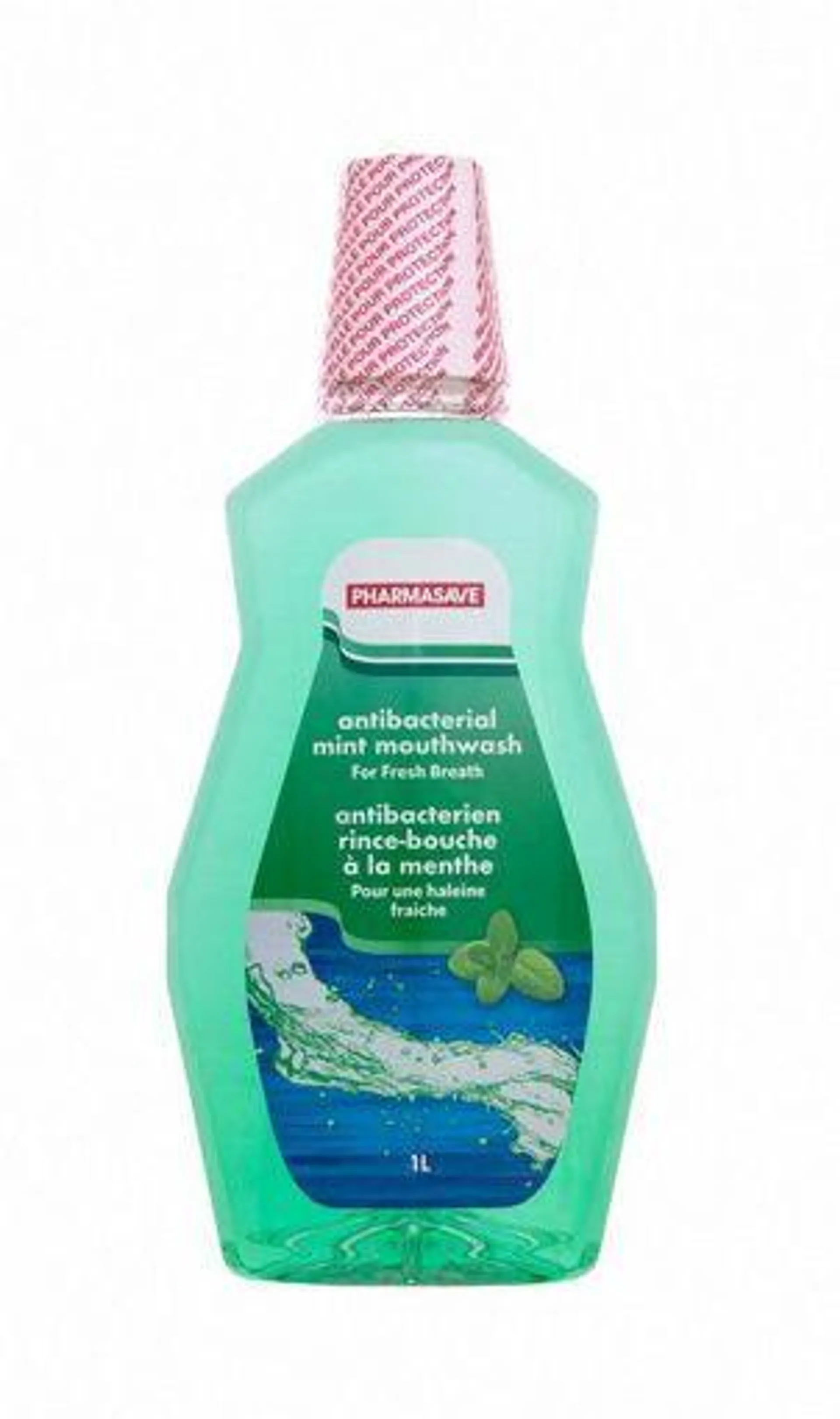 PHARMASAVE ANTIBACTERIAL MOUTHWASH - MINT 1LT