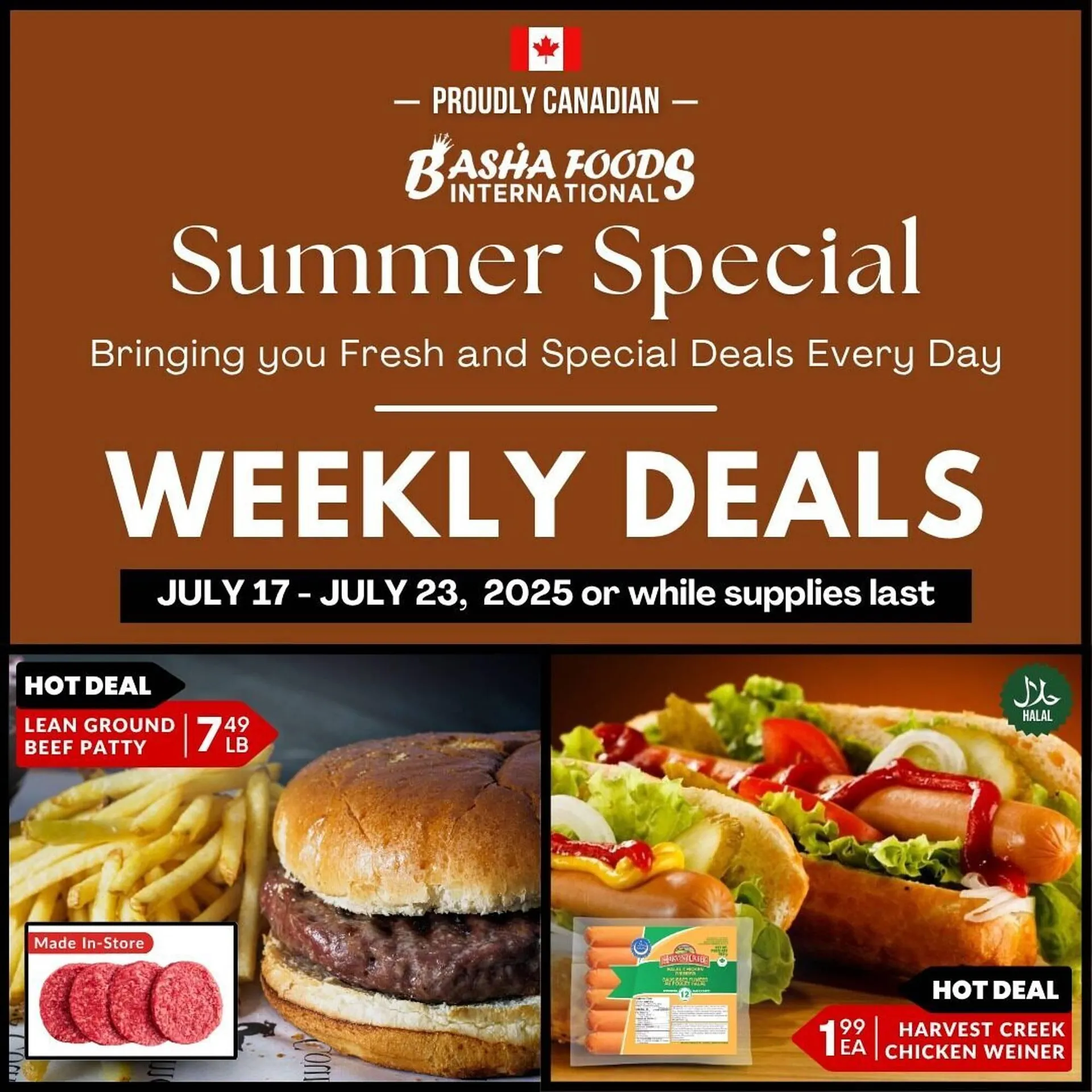 Basha Foods flyer from July 19 to July 25 2025 - flyer page 1