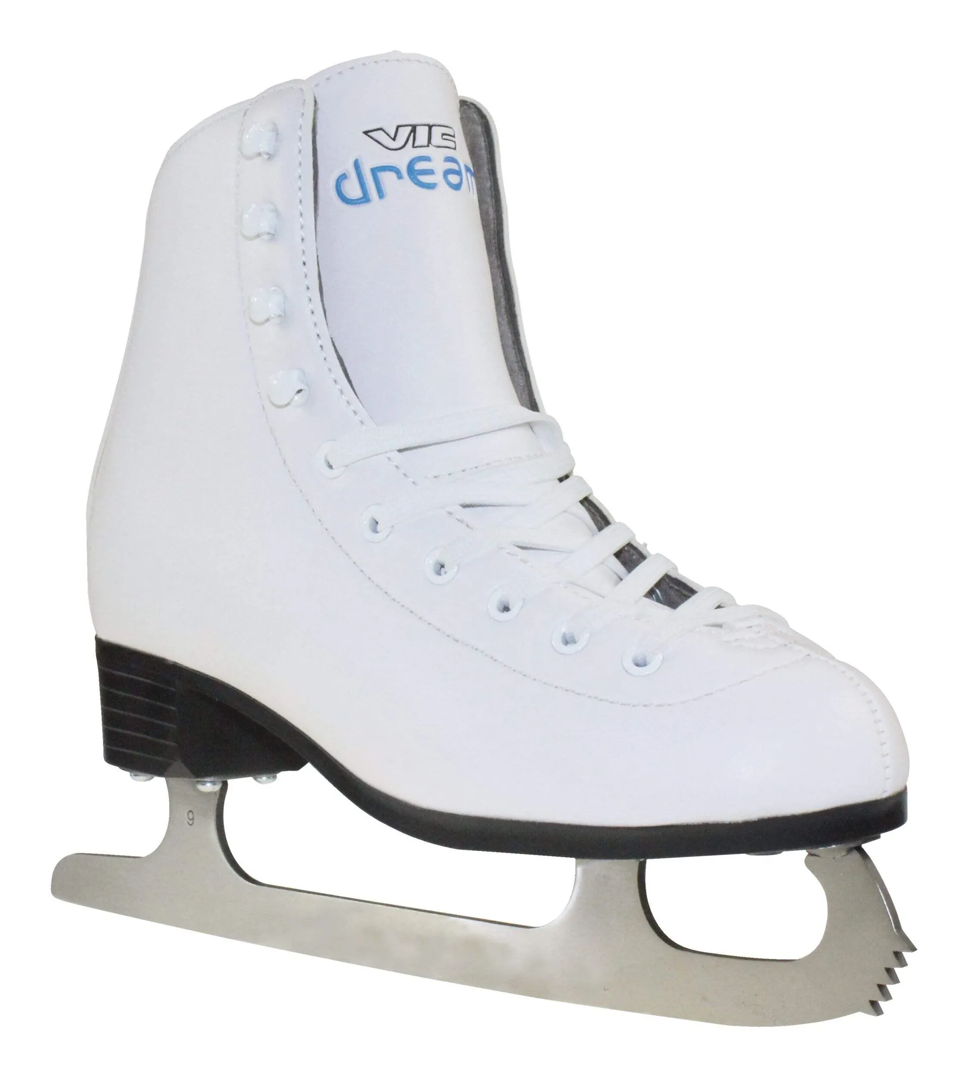 VIC Dream Figure Skates, Youth/Girls/Women, White, Assorted Sizes