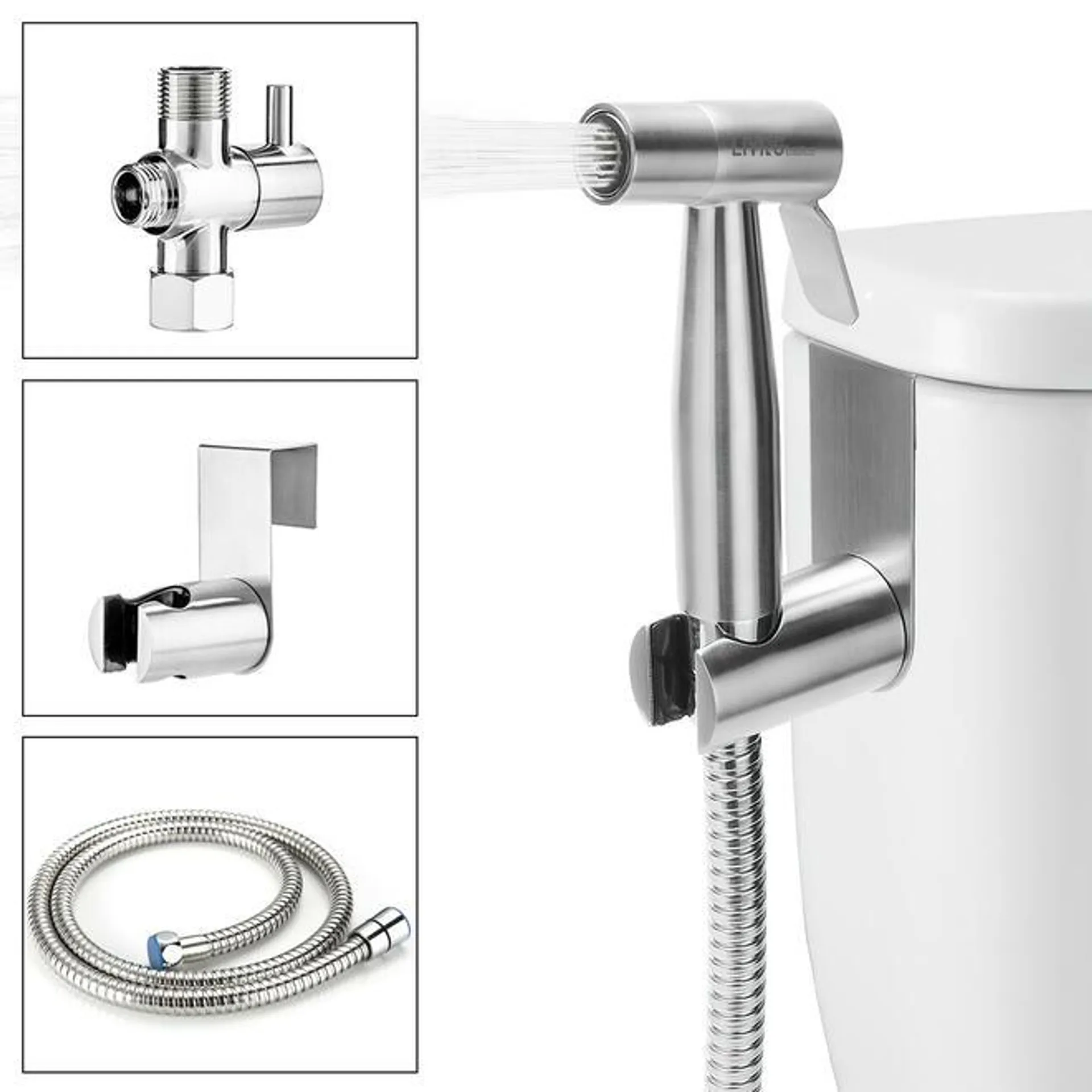 Stainless Steel Hand Held Bidet Sprayer for Toilet