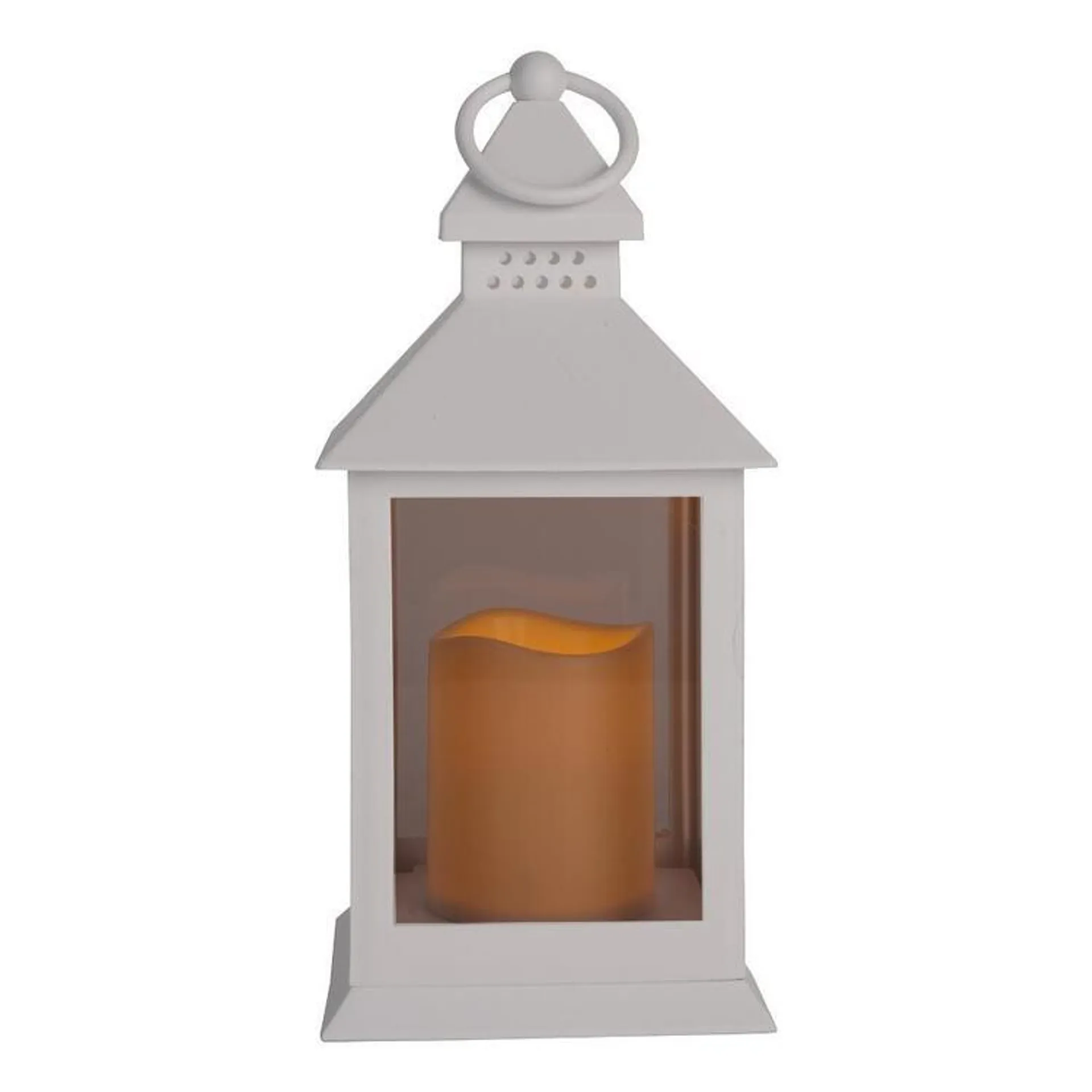 Jolly & Joy LED Candle Lantern White 10.5 x 24 cm