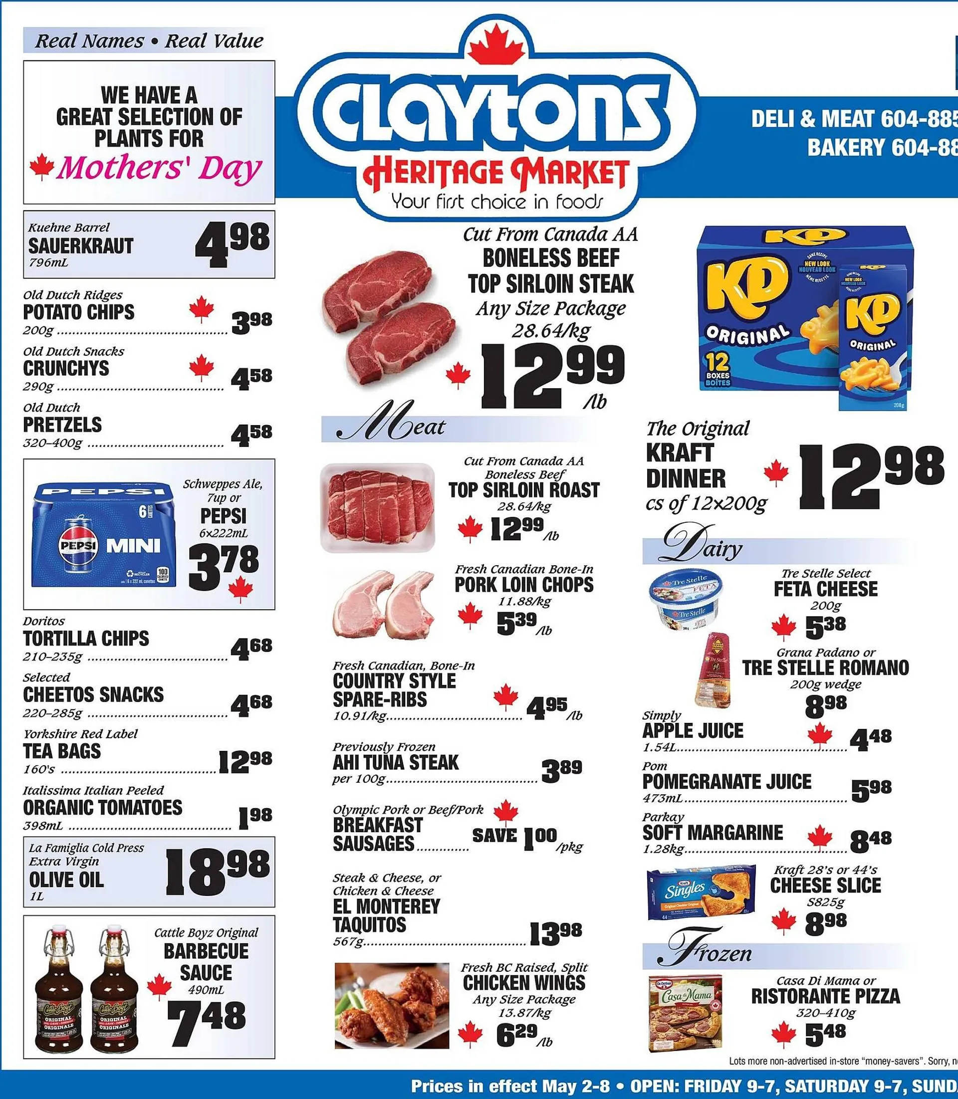 Claytons Heritage Market flyer - 1